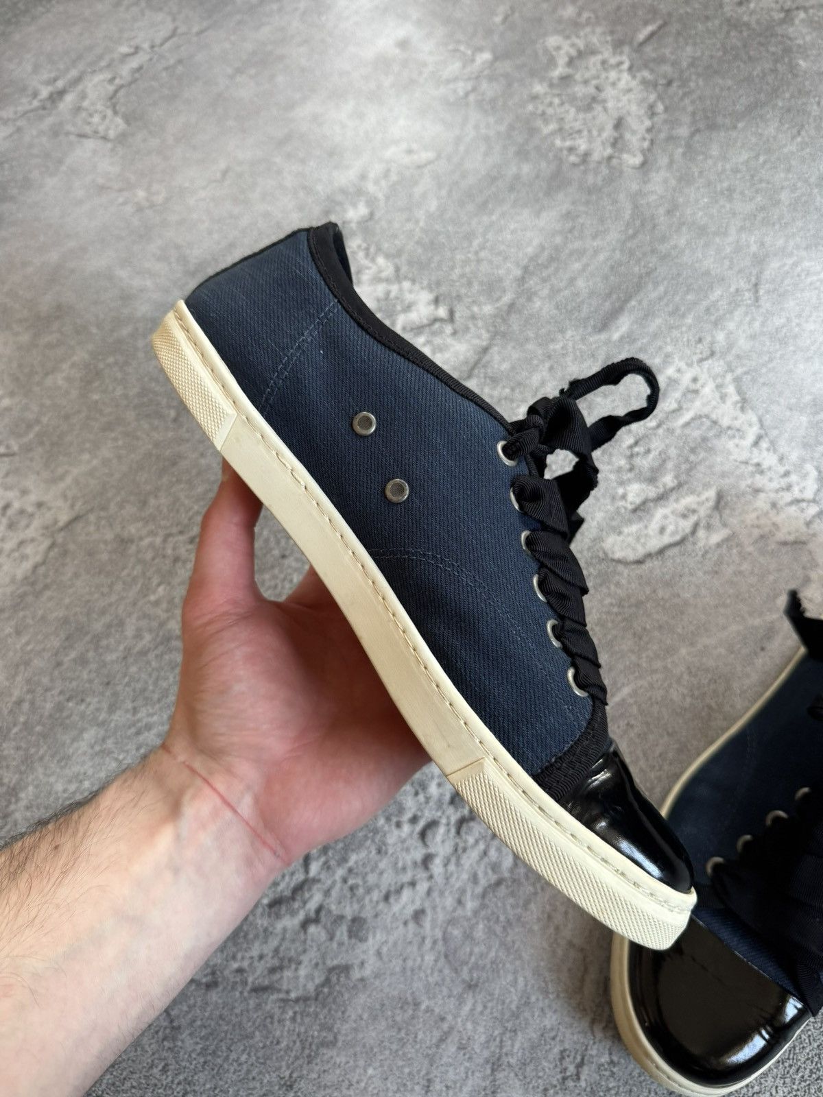 Lanvin Lanvin 40size casual luxury low top sneakers shoes Size US 7 / EU 40 - 11 Thumbnail
