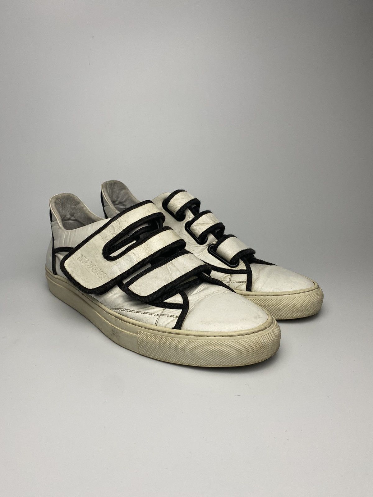 Raf Simons Raf Simons White Contrast Sneakers Size 10us Size US 10 / EU 43 - 1 Thumbnail