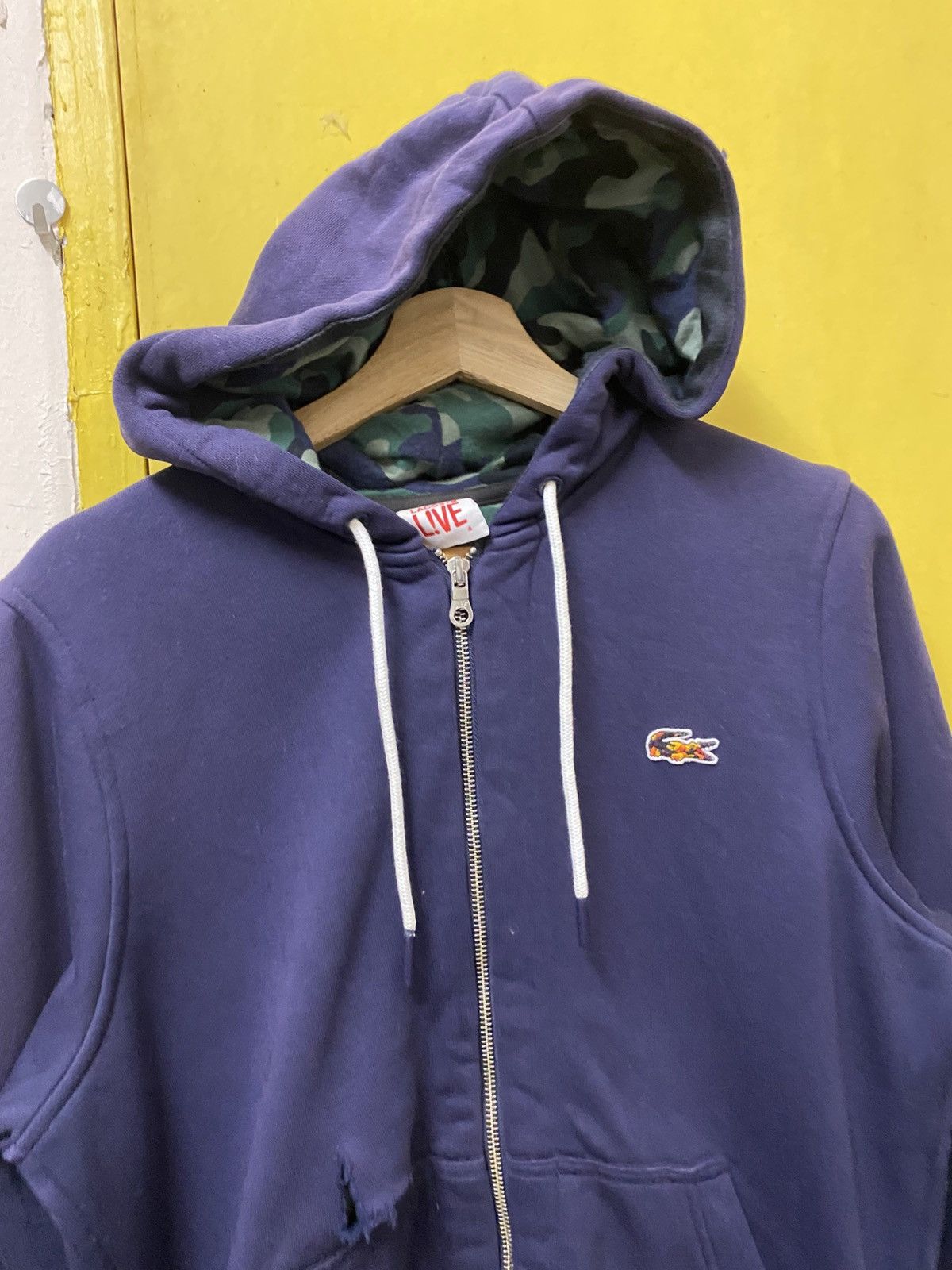 Lacoste Lacoste Hoodie Zipper Small Logo Blue Black Colour Size US M / EU 48-50 / 2 - 8 Thumbnail