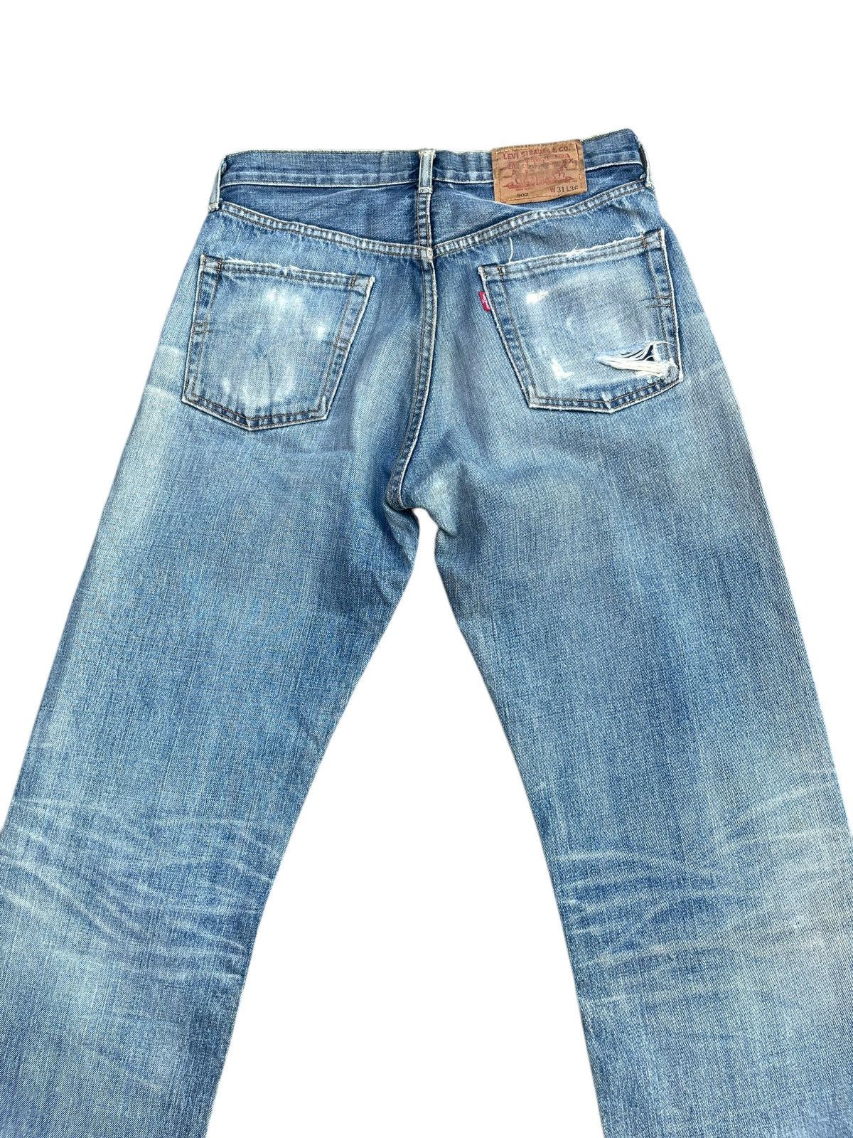 Levi's Vintage Levi’s 502XX Selvedge Distressed Size US 31 - 11 Thumbnail