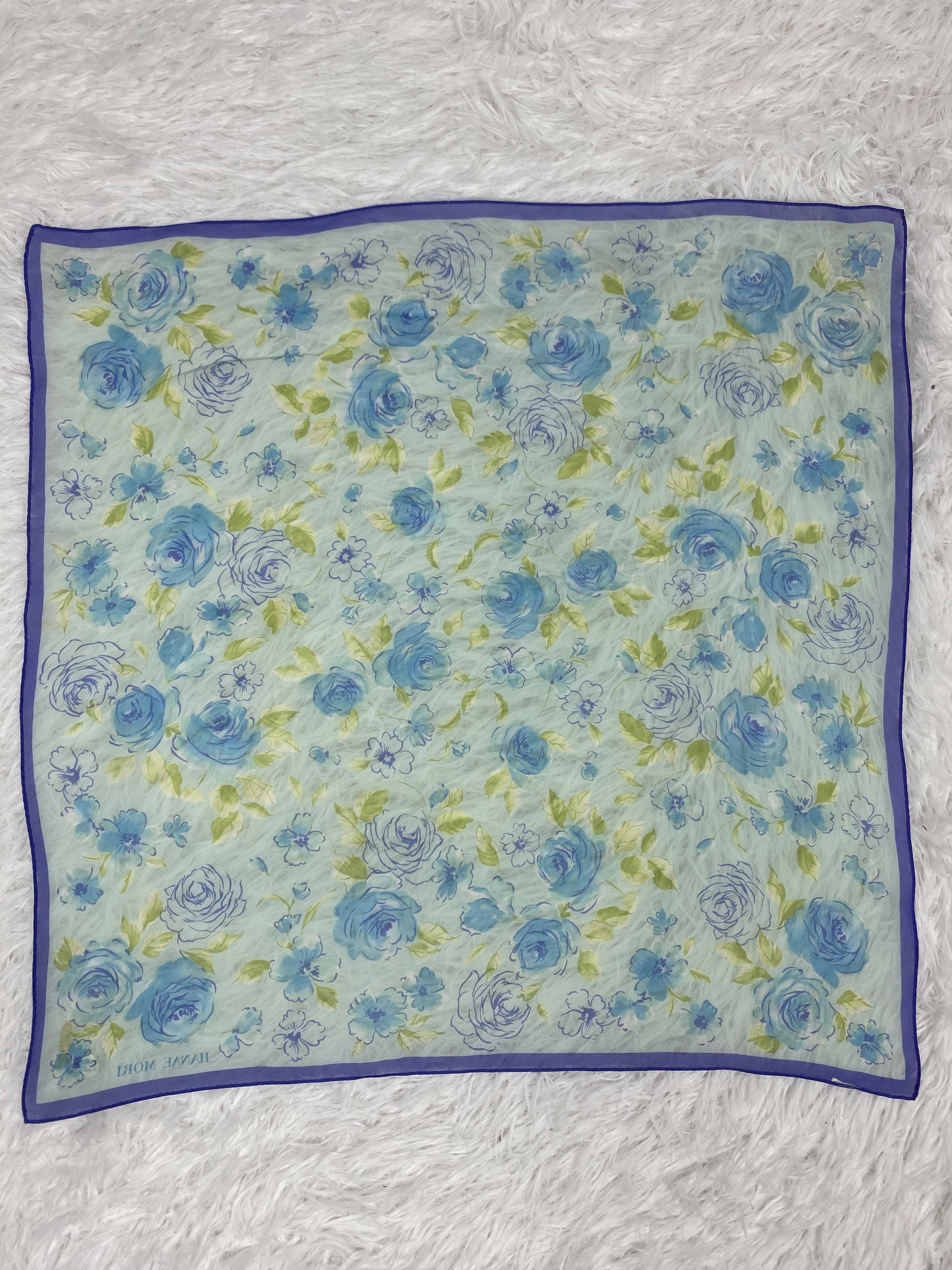 Hanae Mori Vintage Hanae Mori Handkerchief PH0096 Size ONE SIZE - 4 Thumbnail