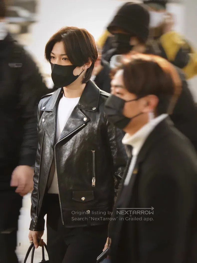 Saint Laurent Paris Saint Laurent Paris Black leather biker jacket Size US S / EU 44-46 / 1 - 8 Thumbnail