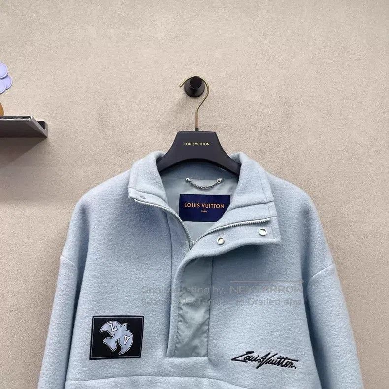 Louis Vuitton Louis Vuitton Blue paneled pullover sweatshirt Size US M / EU 48-50 / 2 - 4 Thumbnail