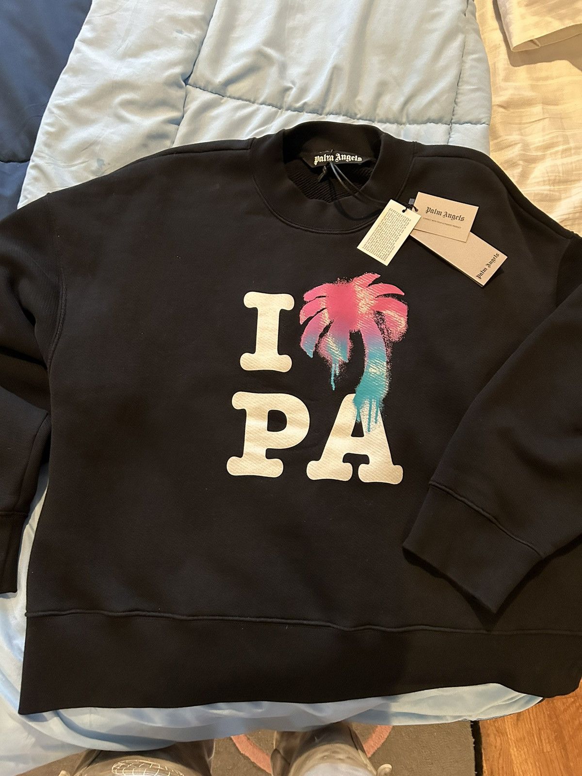 Designer × Palm Angels Palm Angels heavyweight crewneck Size US M / EU 48-50 / 2 - 2 Thumbnail