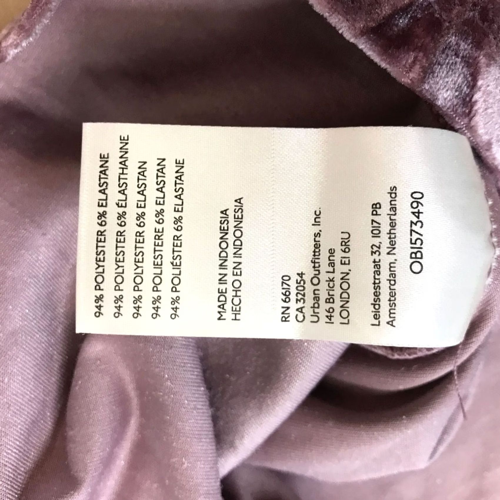 Vintage PILCRO Blouse Womens L Pink High Neck Elbow Length Sleeve Velour Top Size L / US 10 / IT 46 - 6 Thumbnail