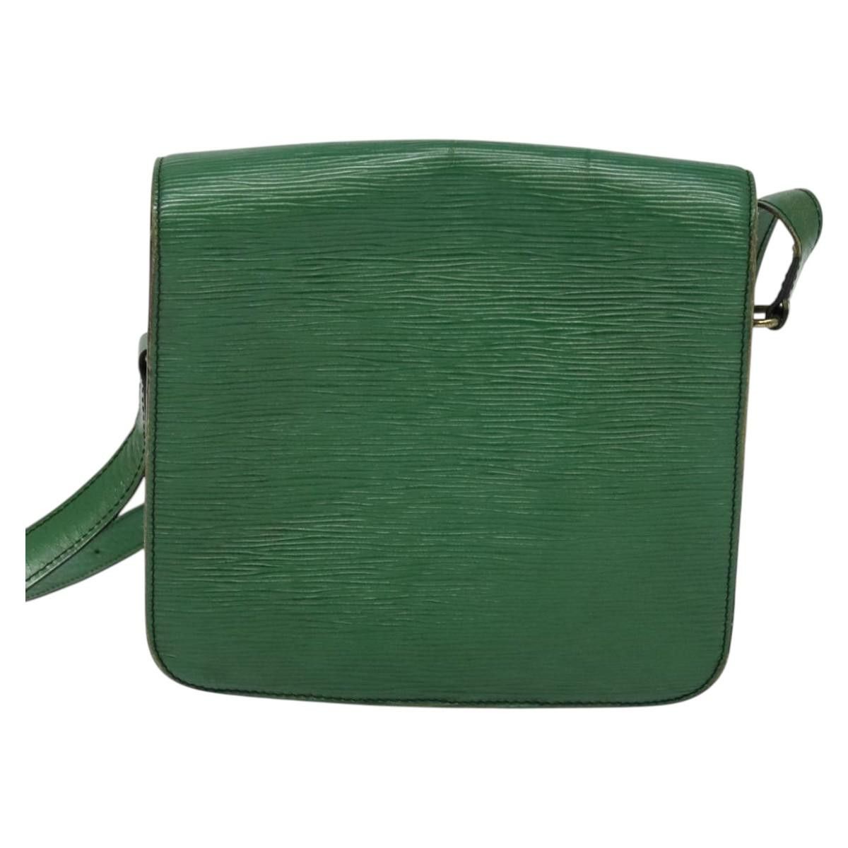 Louis Vuitton LOUIS VUITTON Epi Cartouchiere MM Shoulder Bag Green M52244 Size ONE SIZE - 3 Thumbnail