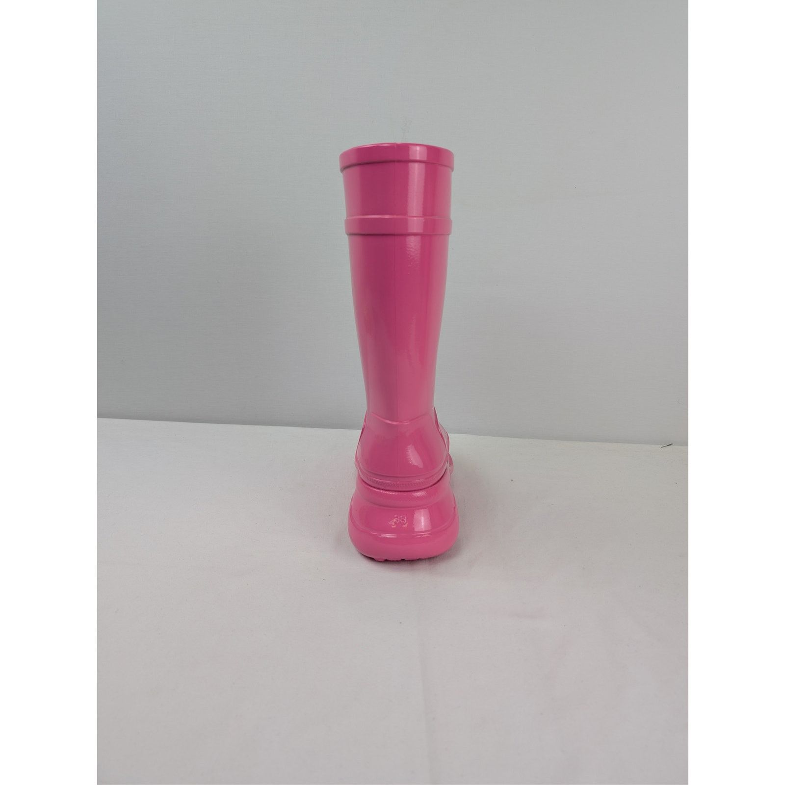 Balenciaga o1rshd1 Patent Eva Crocs Boots in Pink 40 Size US 10 / IT 40 - 13 Thumbnail