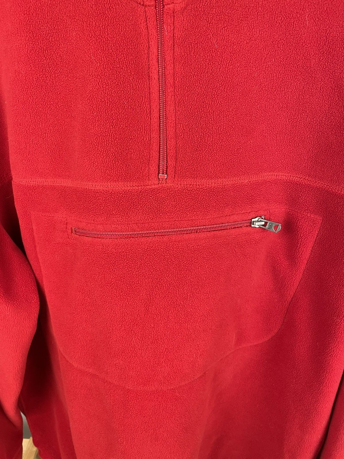 Polo Ralph Lauren × Ralph Lauren × Vintage Polo sport Ralph Lauren red fleece 1/4 zip Size US XL / EU 56 / 4 - 5 Thumbnail