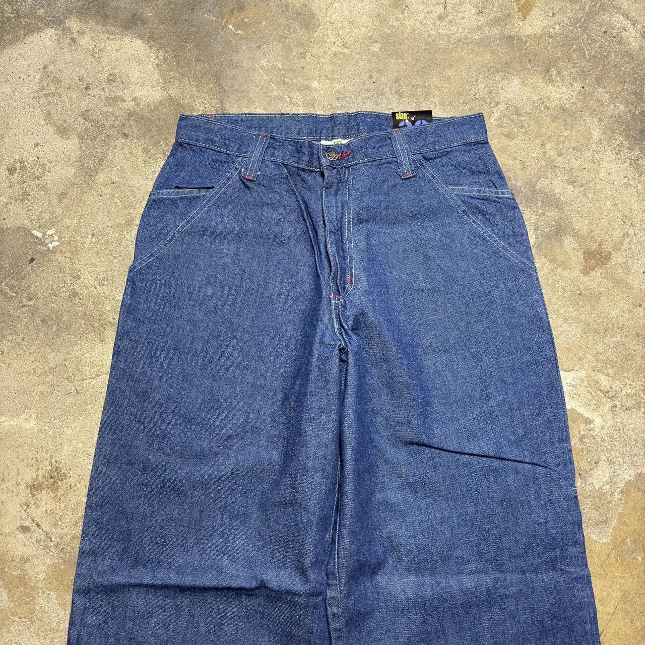 Menace 90s Menace Baggy Blue Denim Jean Size US 30 / EU 46 - 4 Thumbnail