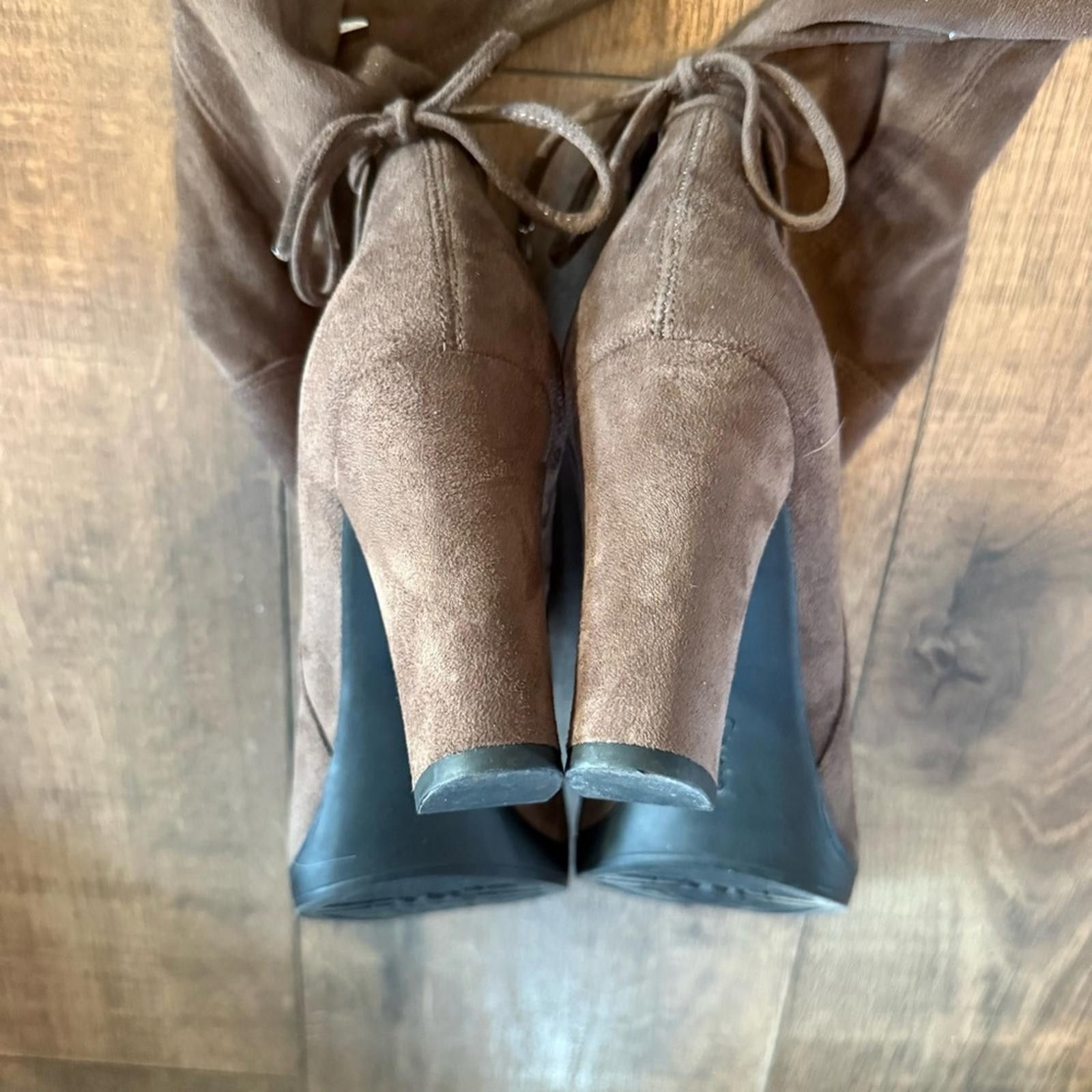 Other Franco Sarto Over The Knee Faux Suede Boots Size US 8.5 / IT 38.5 - 5 Thumbnail