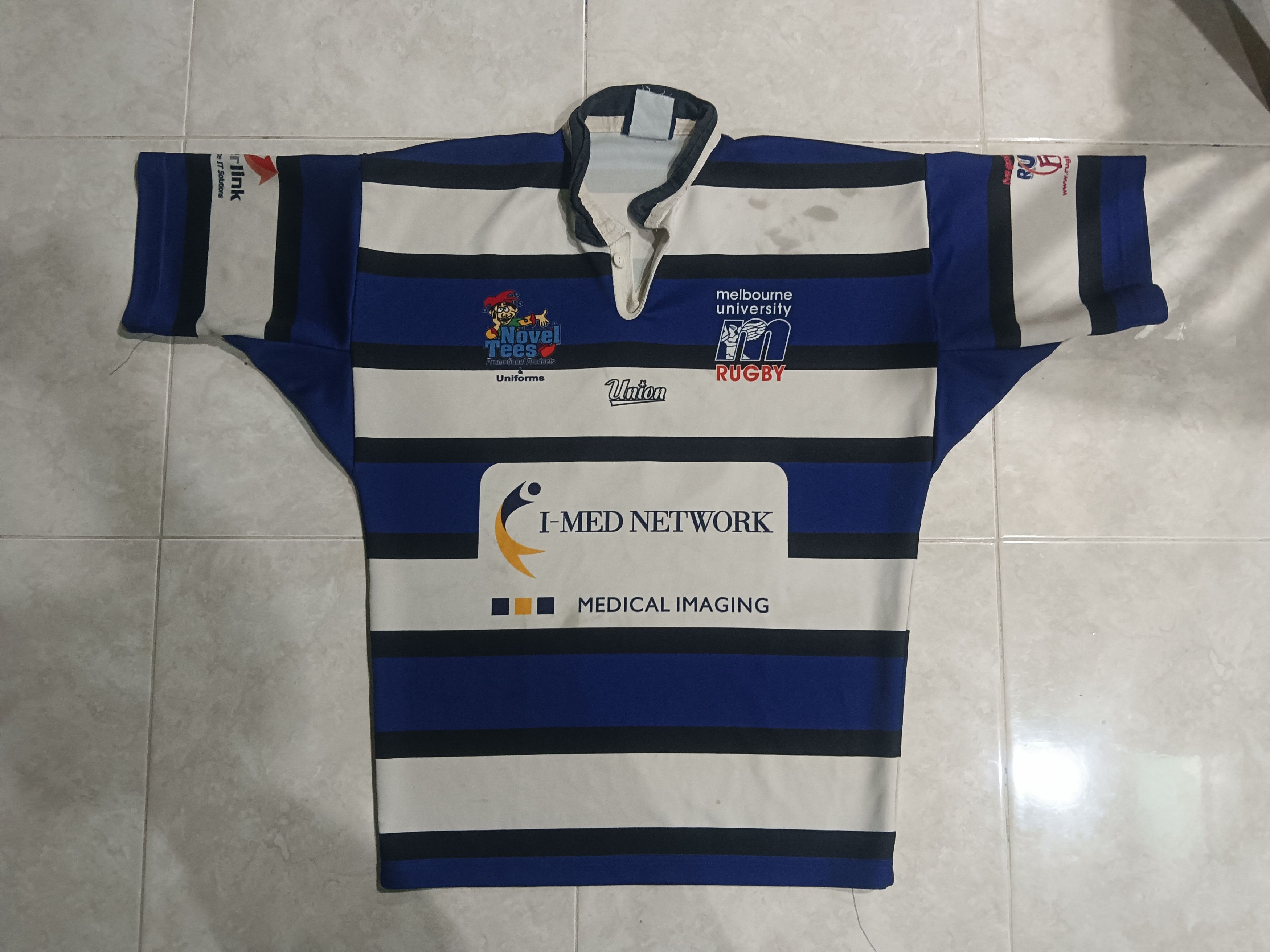 Canterbury of New Zealand Match worn Melbourne university rugby jersey Size US XL / EU 56 / 4 - 1 Thumbnail