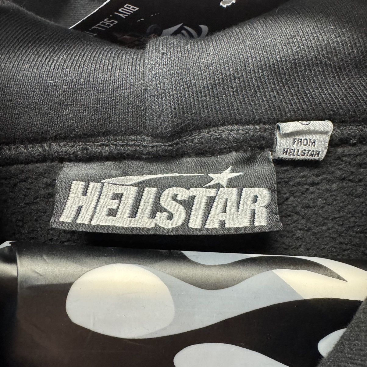 HELLSTAR Hellstar Sports Hoodie Jet Black Size US XL / EU 56 / 4 - 4 Thumbnail