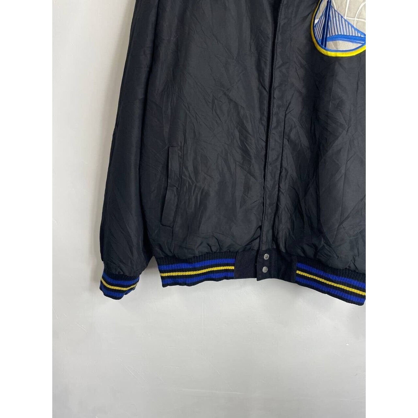 NBA × Vintage Vintage Golden State Warriors Varsity Jacket 2XL NBA Bomber Size US XXL / EU 58 / 5 - 9 Thumbnail