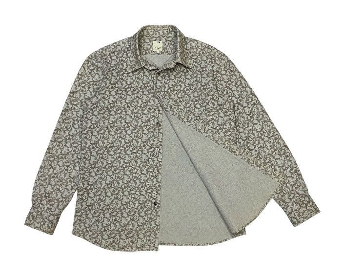 Yohji Yamamoto A.A.R Against All Risks Flowers Long Sleeve Button Ups Shirt Size US L / EU 52-54 / 3 - 4 Thumbnail