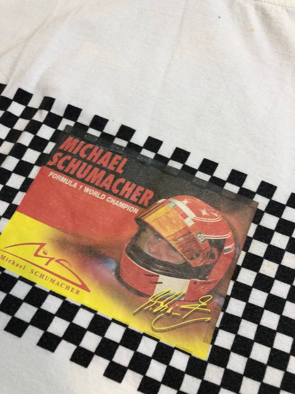 Vintage Vintage Michael Schumacher Logo Vintage T Shirt Size US XL / EU 56 / 4 - 6 Thumbnail
