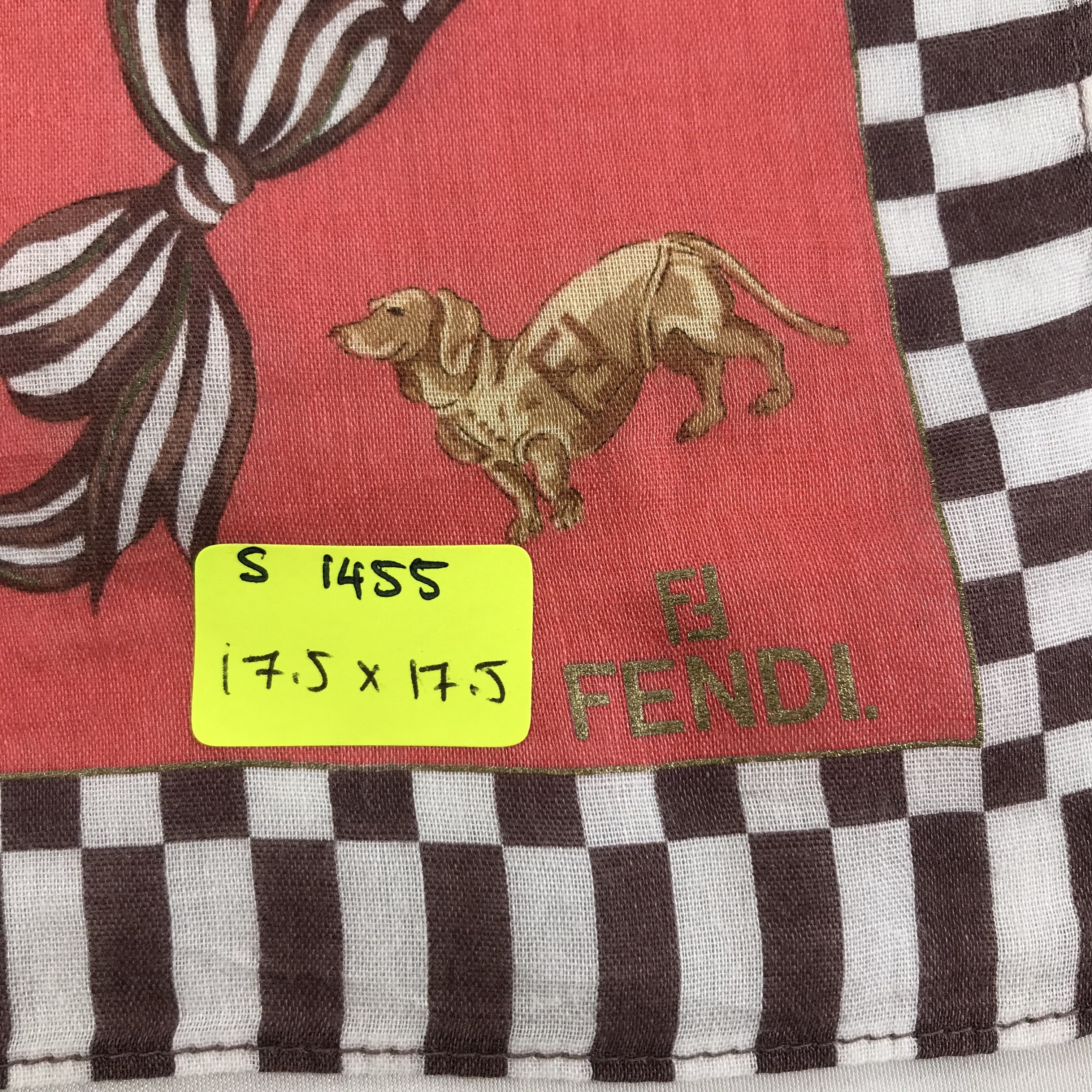 Vintage Vintage Fendi Bandana / Handkerchief / Neckerchief - S1455 Size ONE SIZE - 5 Thumbnail