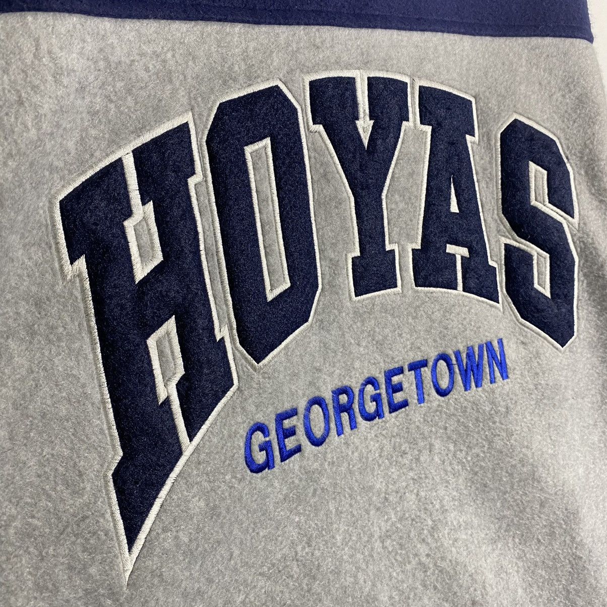 Vintage Vintage Georgetown University Hoyas Fleece Zipper Jacket Size US M / EU 48-50 / 2 - 12 Thumbnail