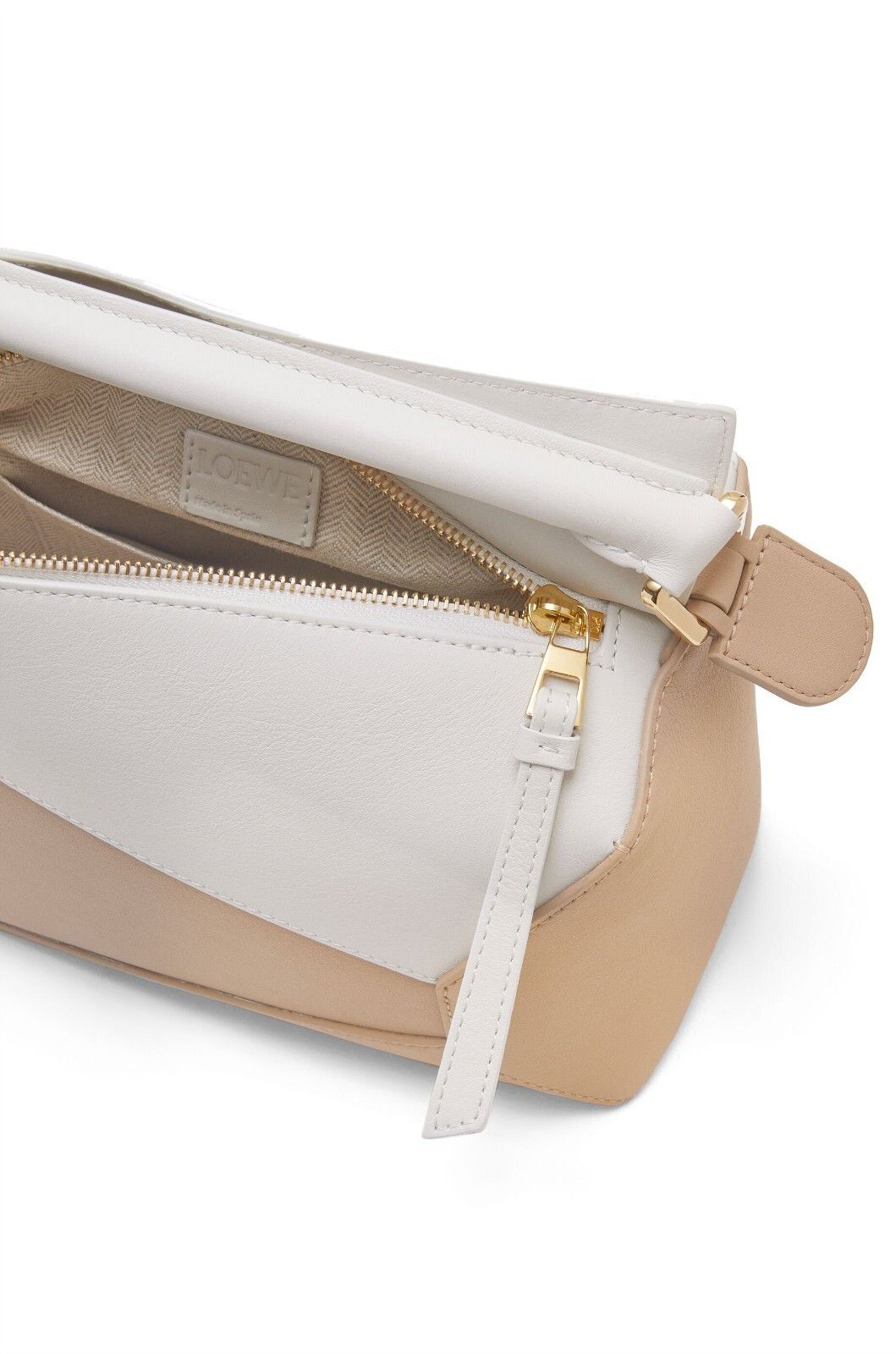 Loewe LOEWE Puzzle Small Soft White Leather Handbag $3650 New Size ONE SIZE - 5 Thumbnail