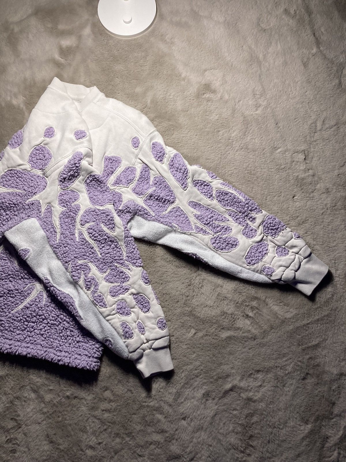 Nike × Vintage ⛩️Nike fleece sweatshirt custom vintage 2k rare purple baggy Size US M / EU 48-50 / 2 - 6 Thumbnail