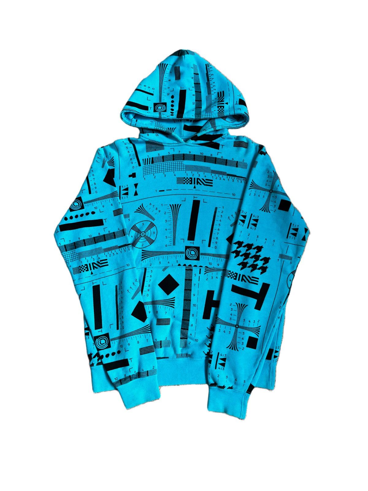 image of Phenomenon Measurement Hoodie in Blue, Men's (Size Medium)