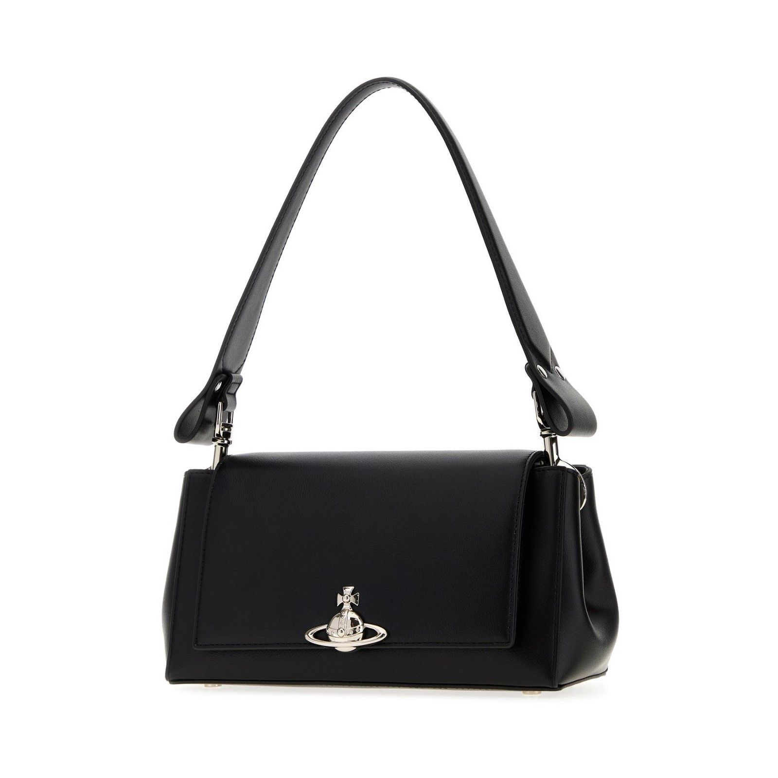 Vivienne Westwood VIVIENNE WESTWOOD Medium Hazel Black Shoulder Bag New Size ONE SIZE - 2 Thumbnail