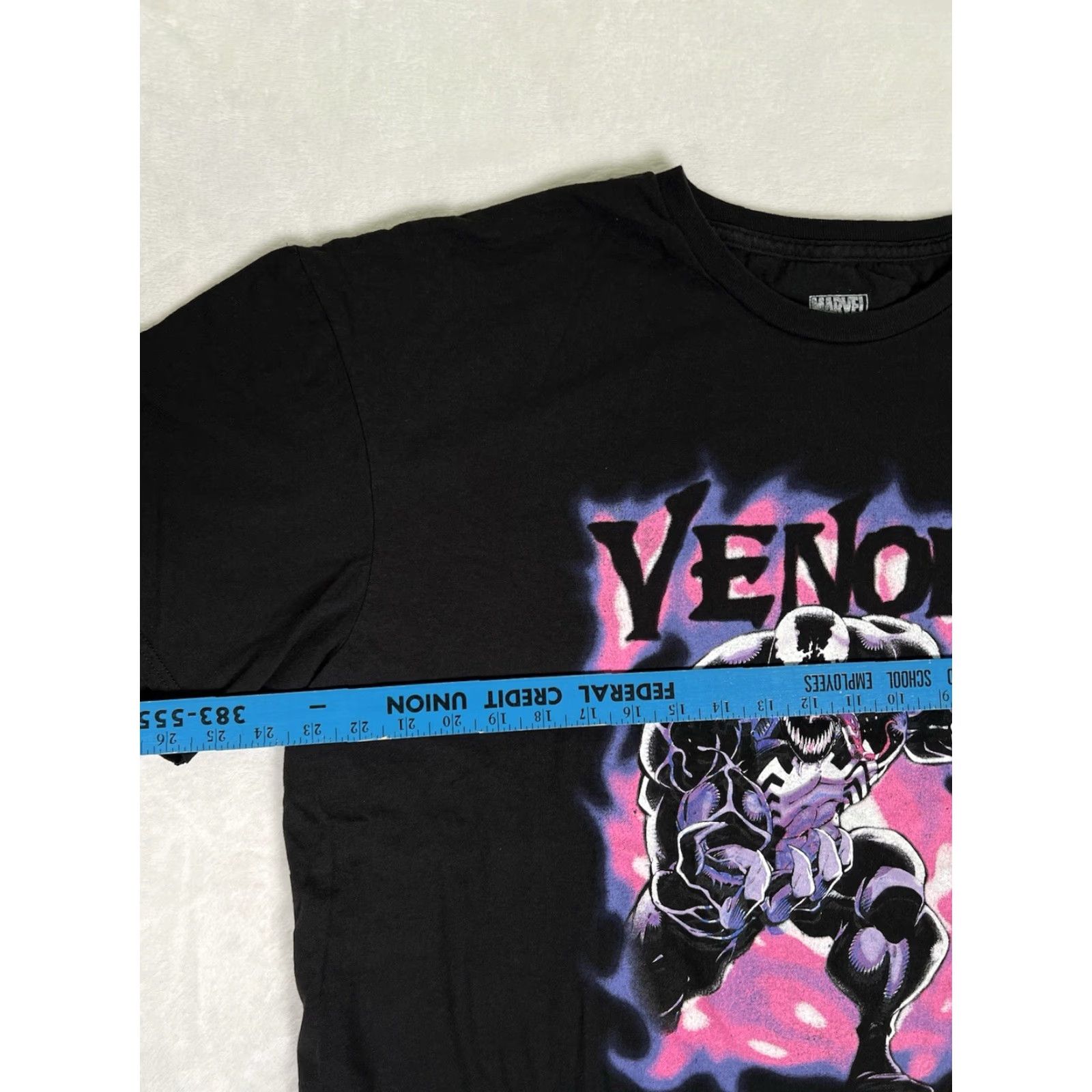 Vintage VINTAGE Marvel Venom T-Shirt 2XL Black Men Short Sleeve Graphic Tee Comics Retro Venom Mens Size US XXL / EU 58 / 5 - 3 Thumbnail