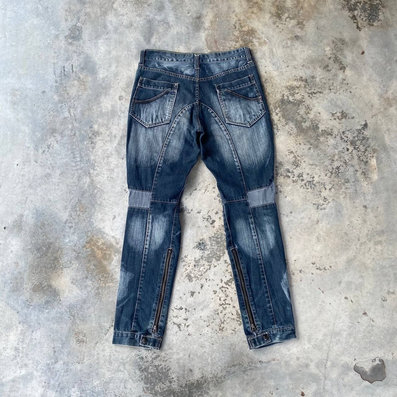 PPFM PPFM BONDAGE FADED WASH GHOSTCLAW MARK SPIRAL KNEE Size US 30 / EU 46 - 4 Thumbnail