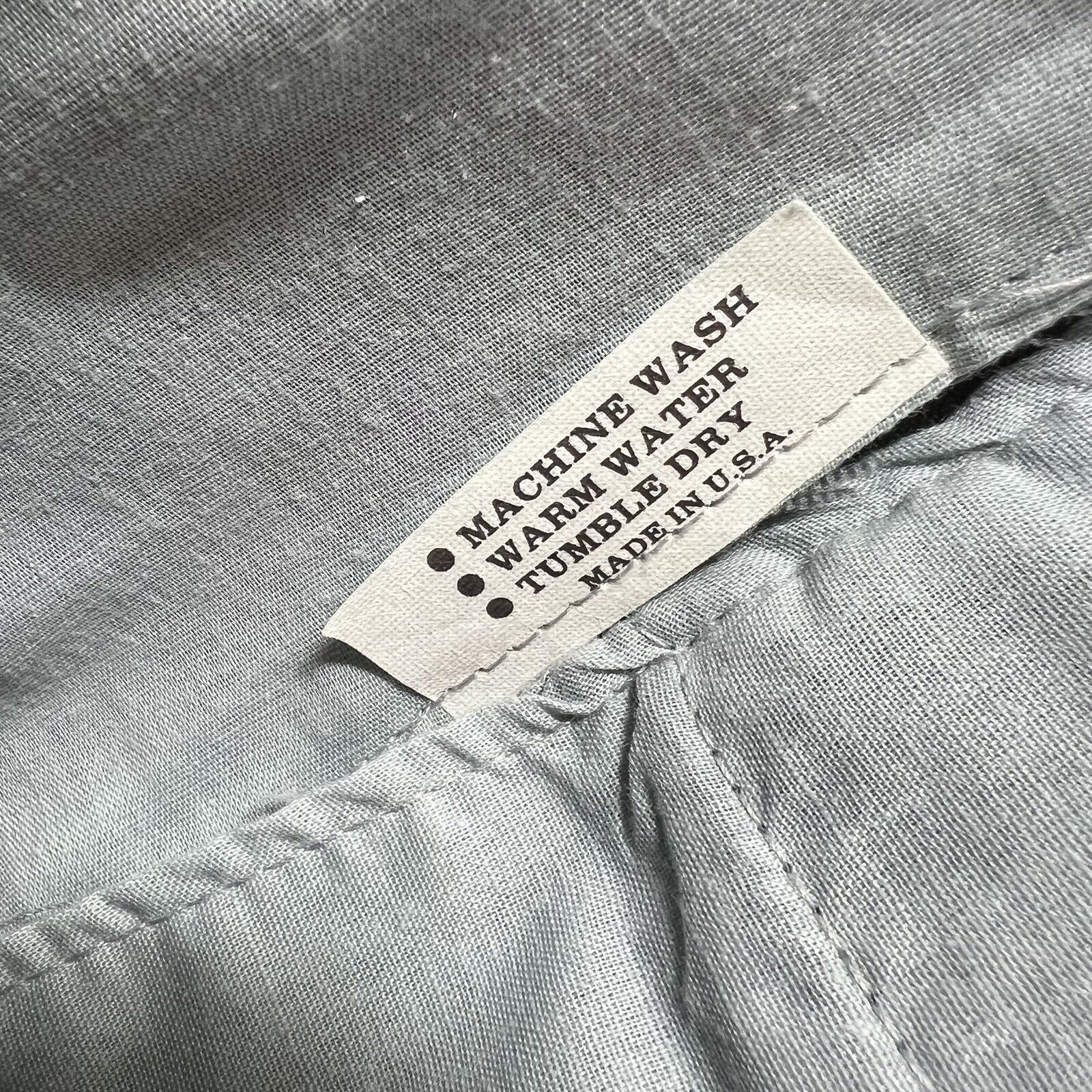 Vintage Vintage Slacks Mens 34x31 Gray Flat Front Dress Pants Talon Size US 34 / EU 50 - 8 Thumbnail