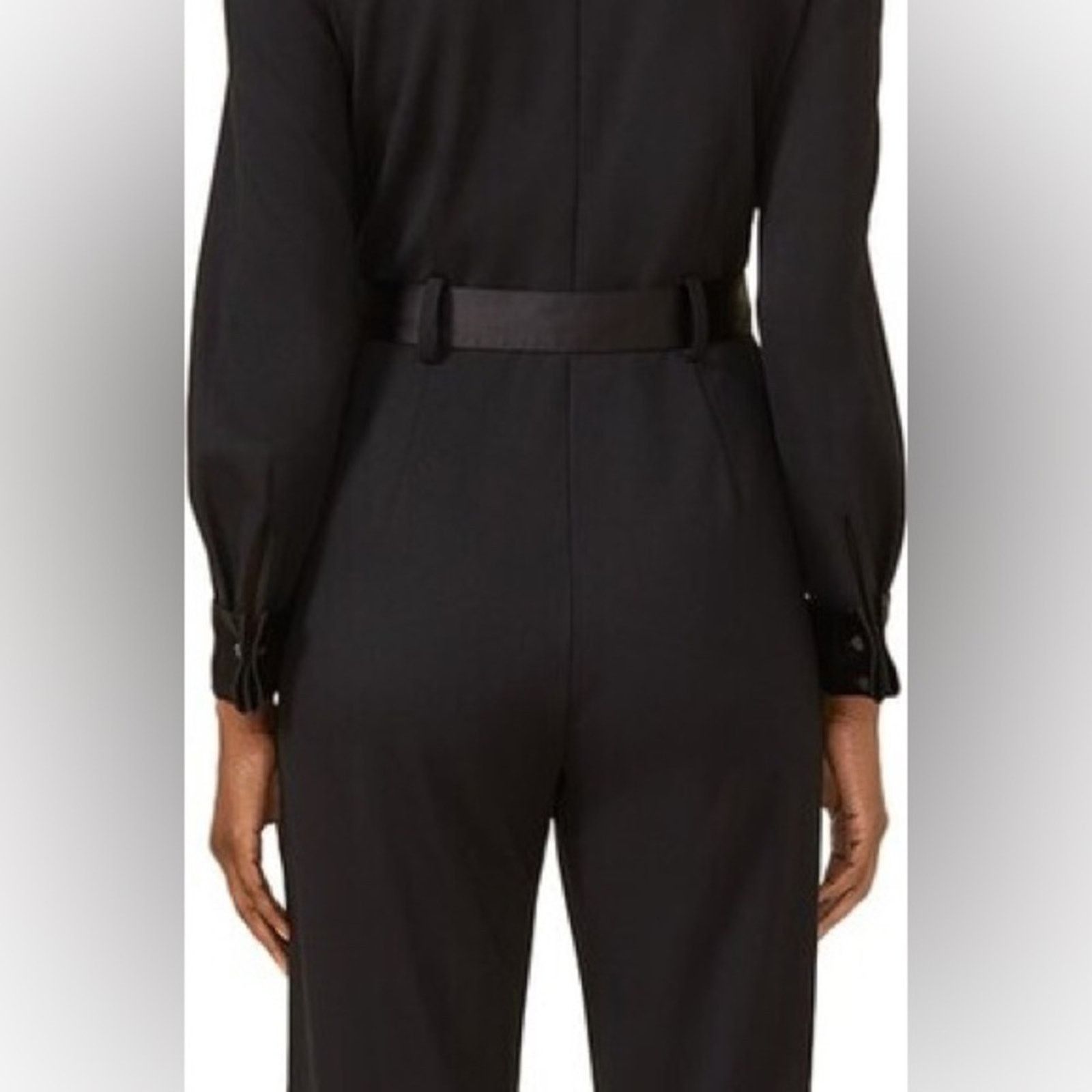 J.McLaughlin J. McLaughlin Black Jumpsuit Pockets, Back Zip- Size 4 Size 27" / US 4 / IT 40 - 6 Thumbnail