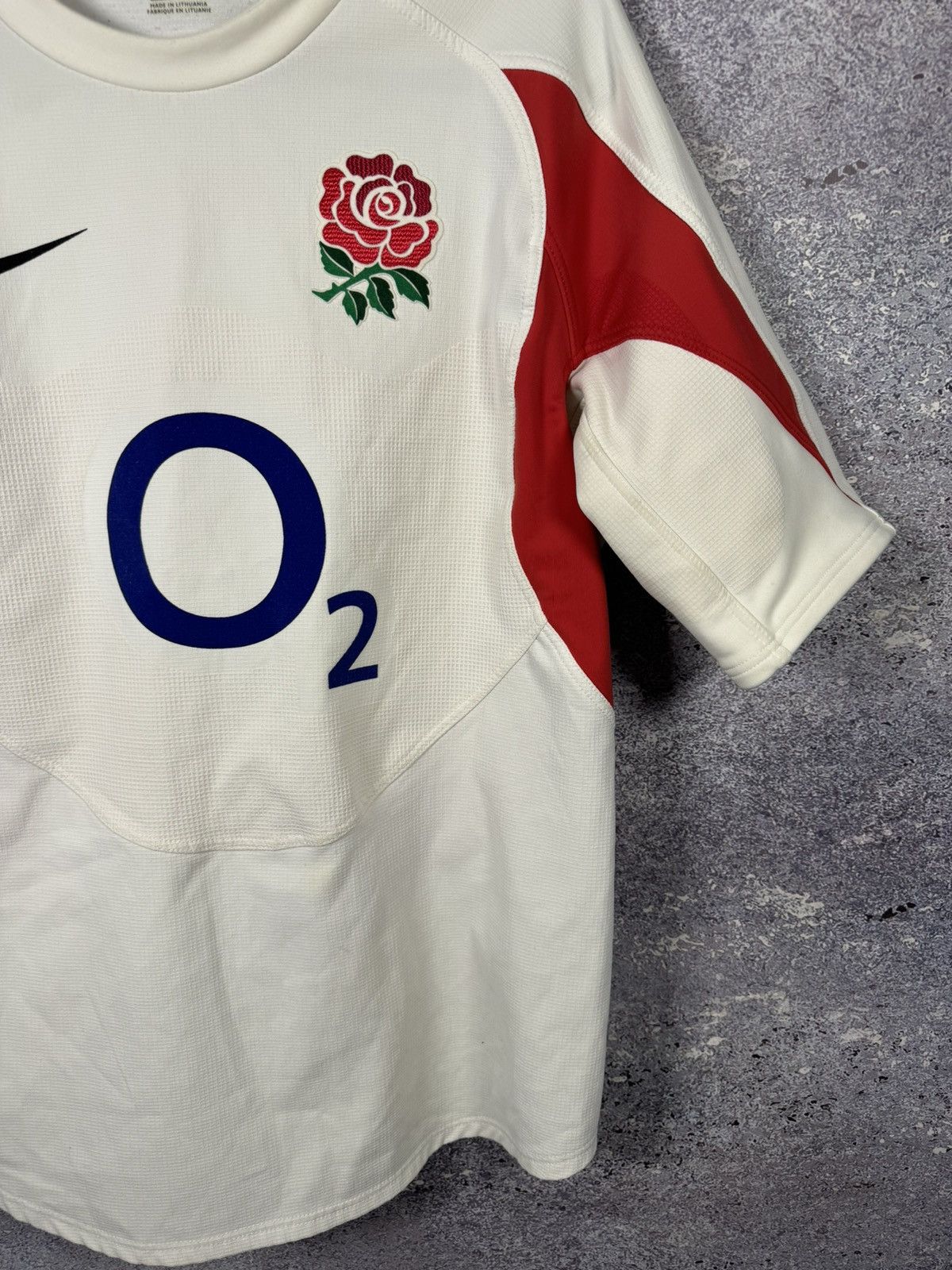 Nike × Vintage ENGLAND 2005 Home Rugby Shirt Nike Player Short Sleeve Mens Size US XL / EU 56 / 4 - 3 Thumbnail