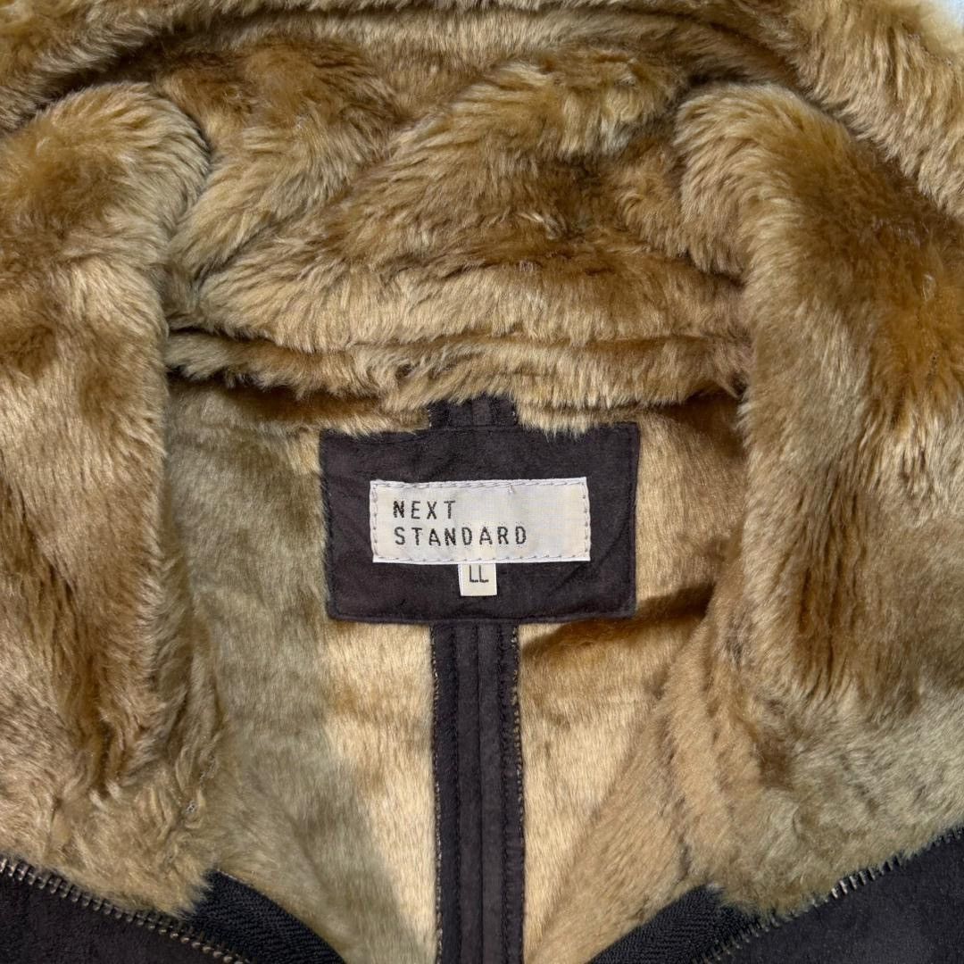 Japanese Brand Japanese Brand Next Standard Sherpa Suede Leather Jacket Size US XL / EU 56 / 4 - 12 Thumbnail
