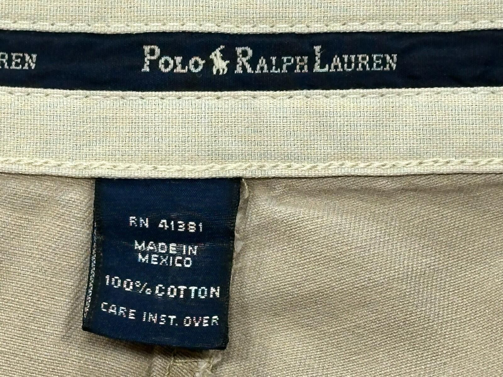 Polo Ralph Lauren Polo Ralph Lauren Pleated Straight Chinos Brown Mens 40/28 Size US 40 / EU 56 - 7 Thumbnail