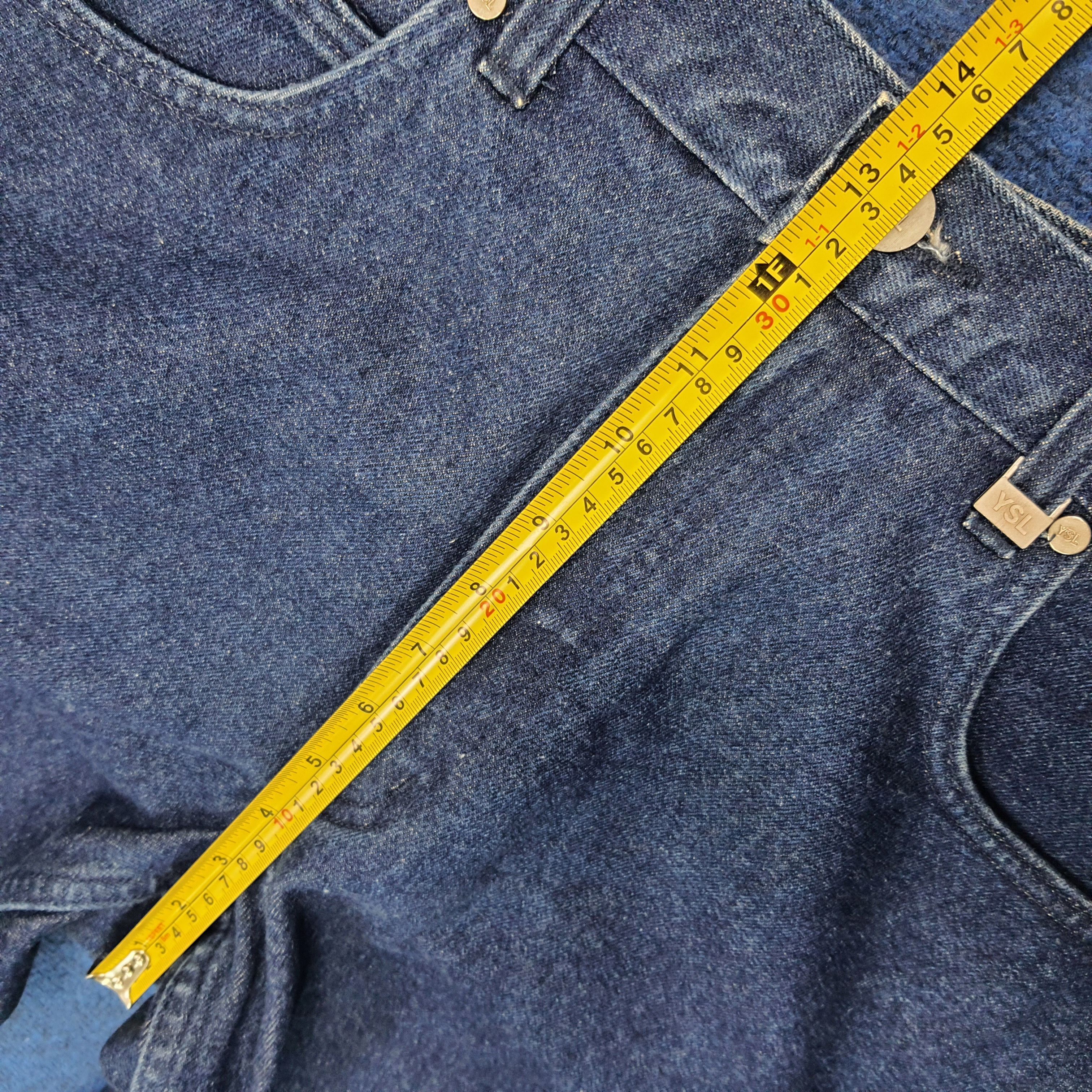 Yves Saint Laurent Vintage Saint Laurent Jeans YSL Rare Designer Jeans C280N33 Size US 32 / EU 48 - 15 Thumbnail