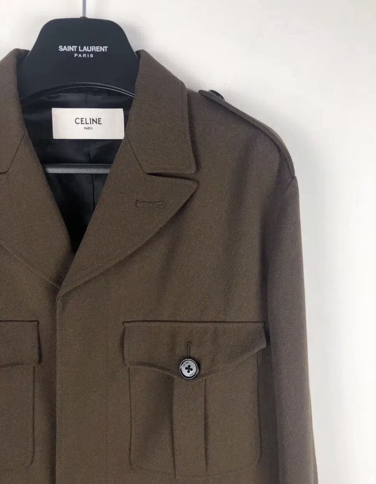 Celine Celine 19AW aviator military jacket Size US L / EU 52-54 / 3 - 3 Thumbnail