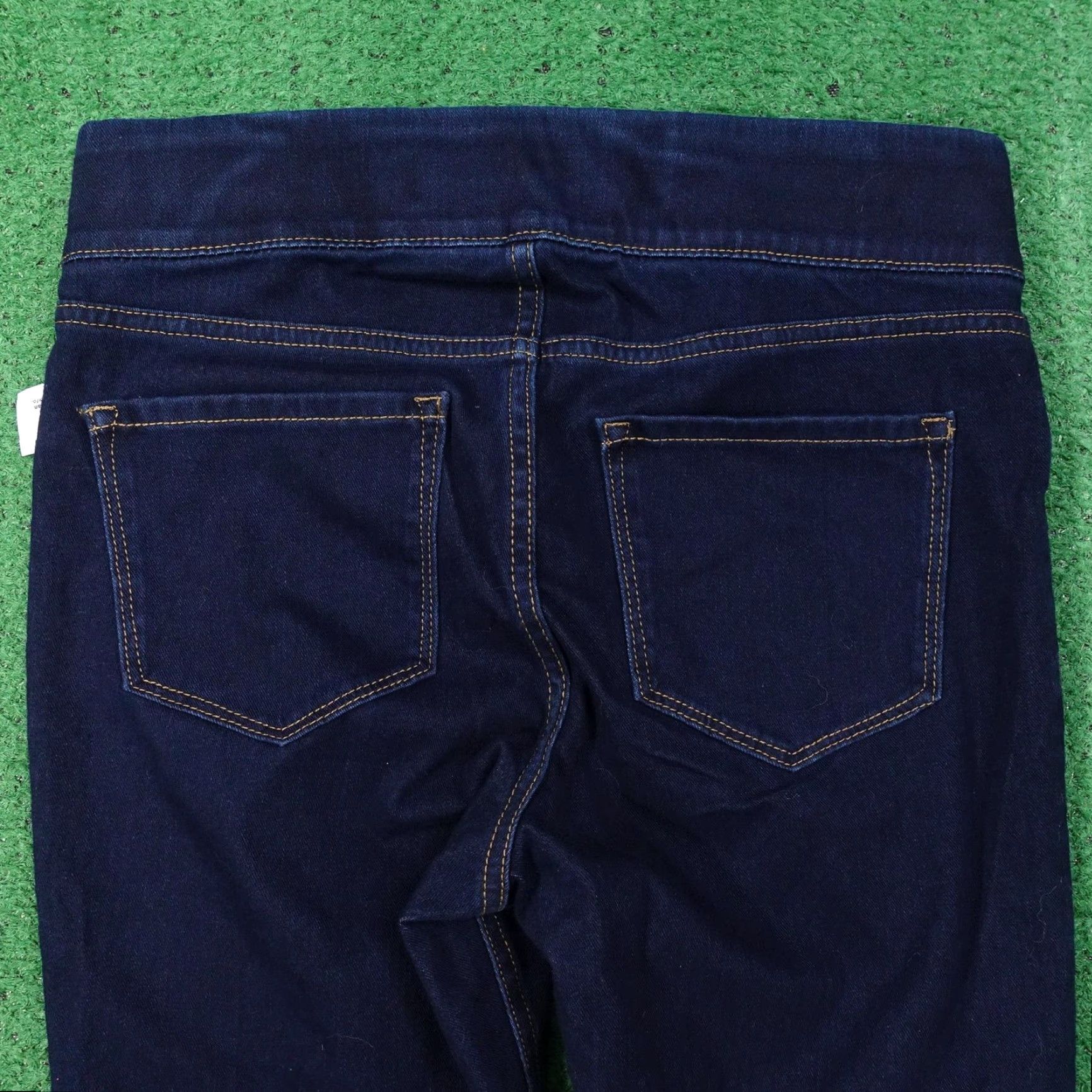 Old Navy Old Navy Jeans Womens 10 Dark Blue Rockstar Super Skinny Jegging Denim Jeans Size 32" / US 10 / IT 46 - 6 Thumbnail