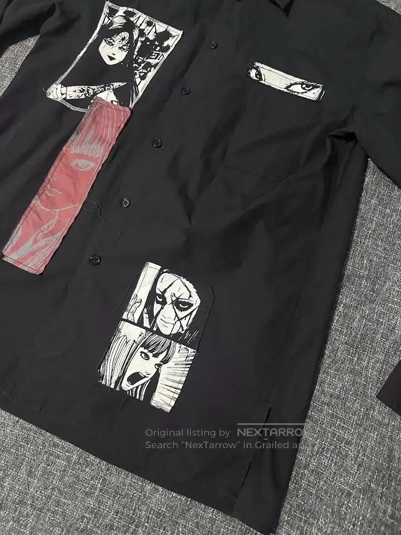 Yohji Yamamoto Yohji Yamamoto Long Sleeve Shirt with Prints. Size US M / EU 48-50 / 2 - 3 Thumbnail