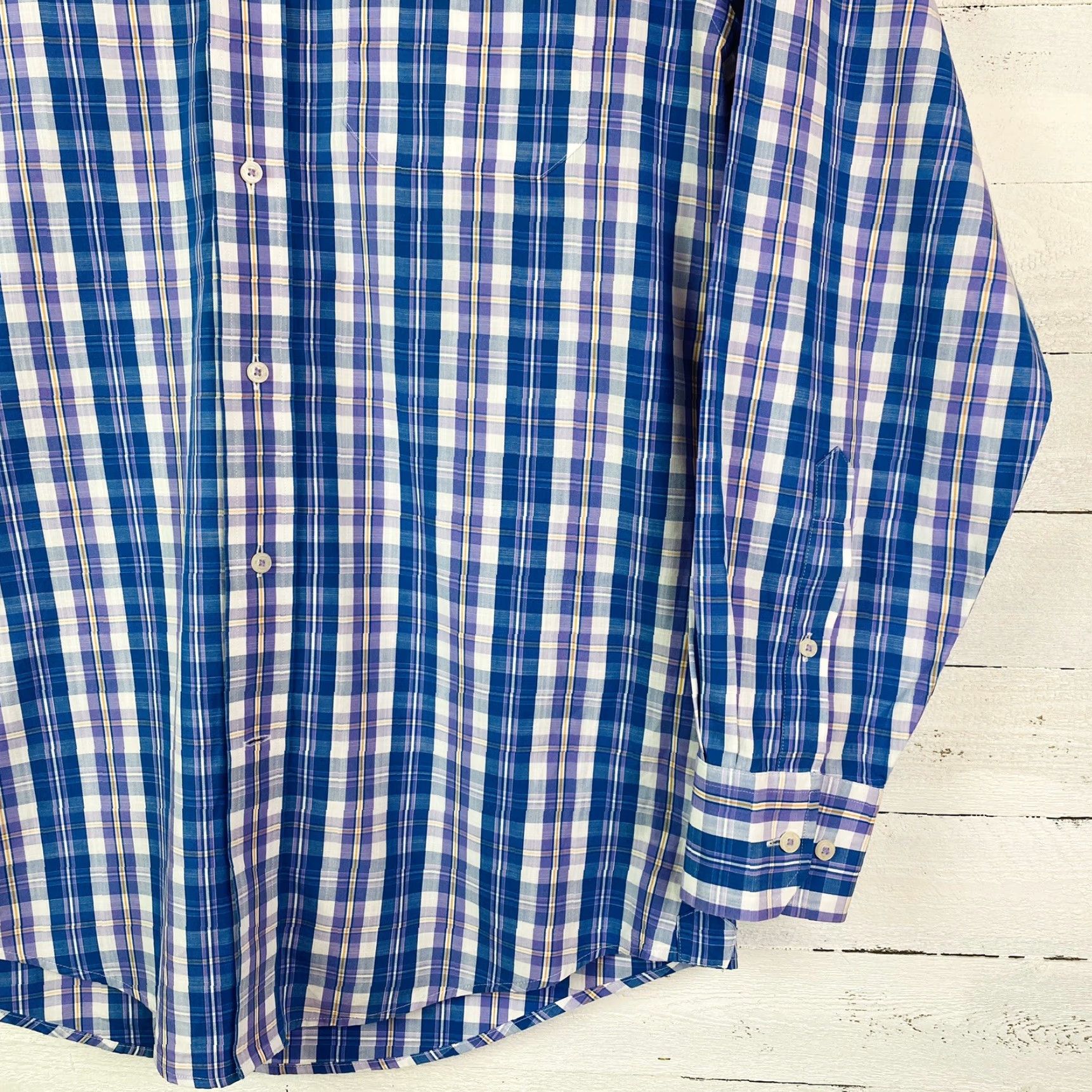 Southern Tide VINTAGE Southern Tide Mens Shirt Small Long Sleeve Blue Plaid Classic Fit Button Up Size US S / EU 44-46 / 1 - 5 Thumbnail