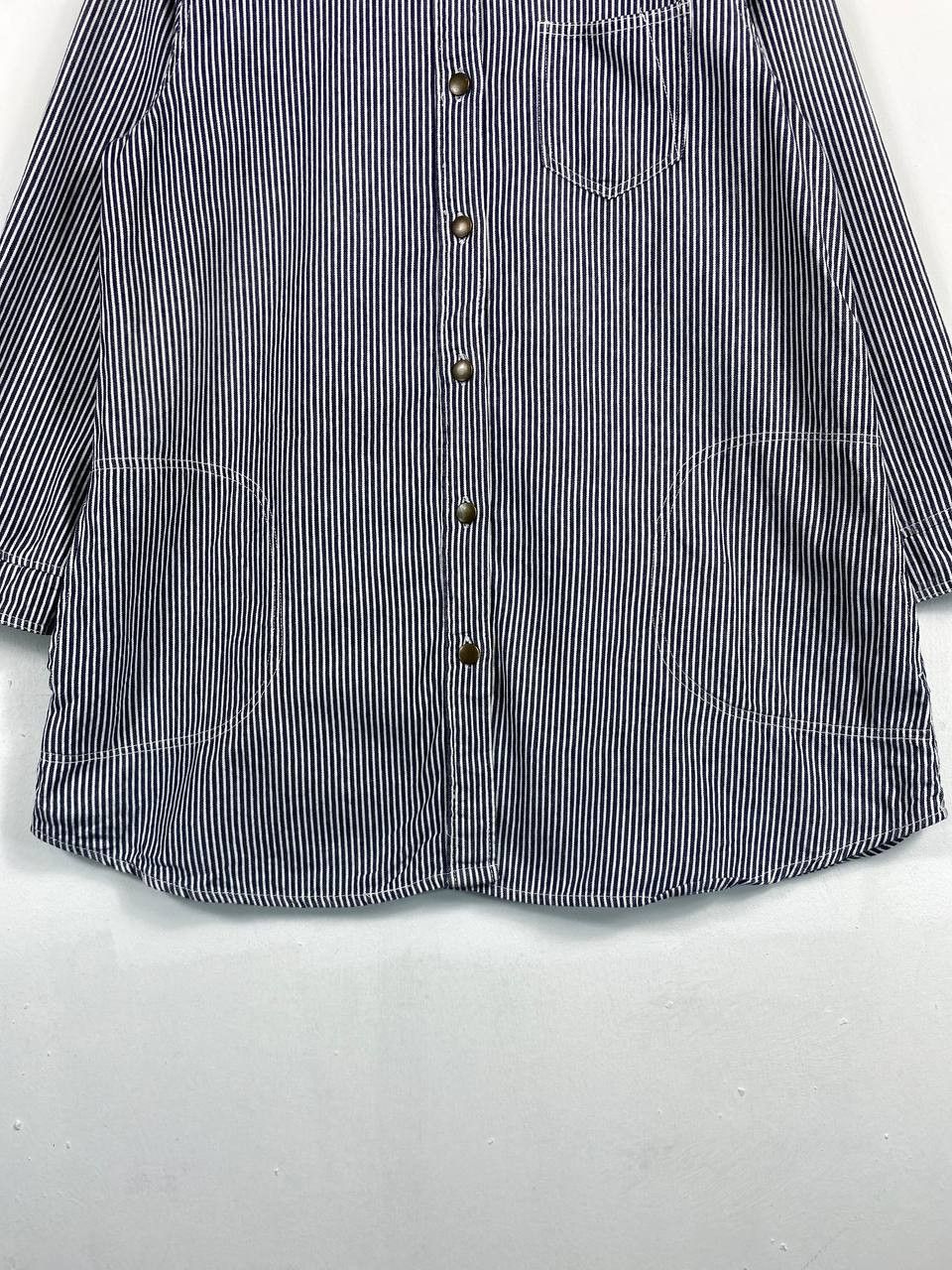Japanese Brand japanese brand hickory striped light jacket nice design Size L / US 10 / IT 46 - 3 Thumbnail