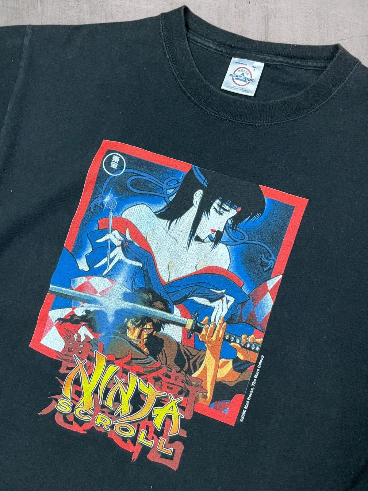 Vintage Ninja Scroll vintage anime t-shirt 2000 manga movie tee Size US L / EU 52-54 / 3 - 5 Thumbnail