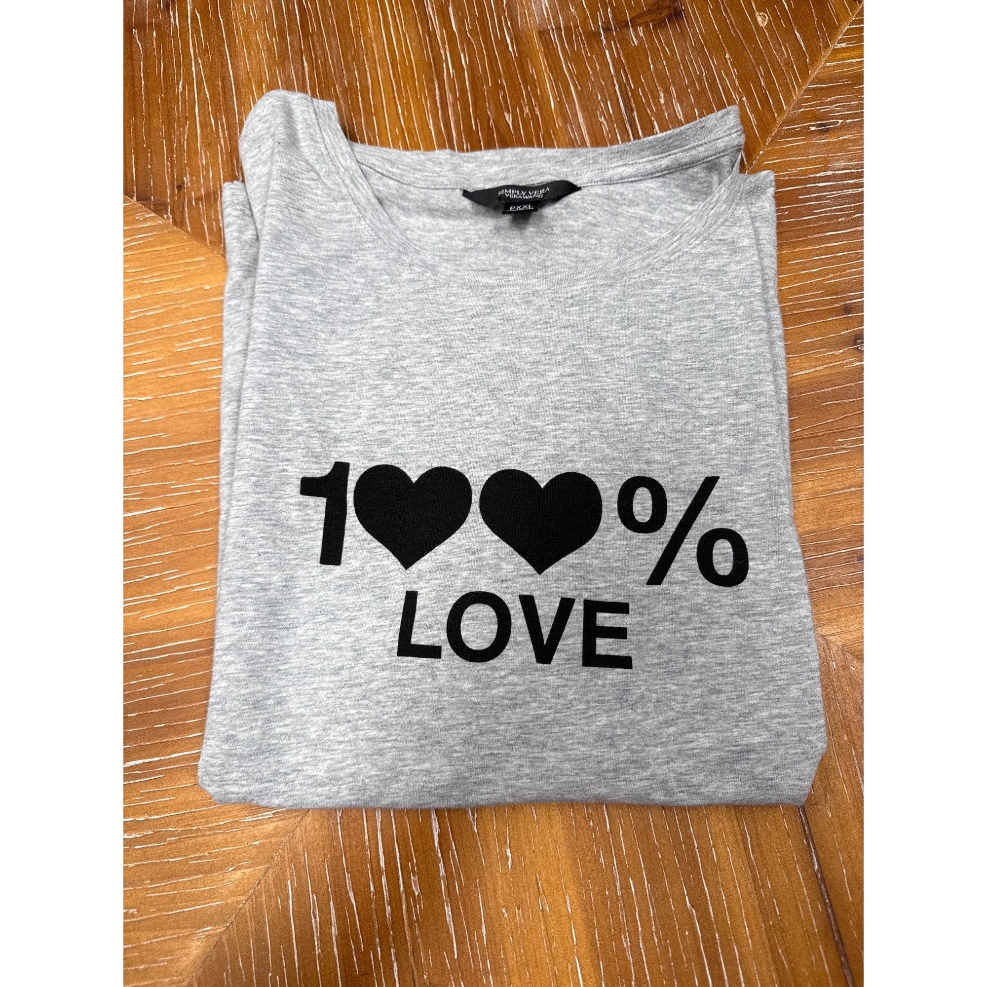 Vera Wang Petite Simply Vera Vera Wang Pride Graphic Tee, Women's, Siz Size XXL / US 16-18 / IT 52-54 - 1 Thumbnail