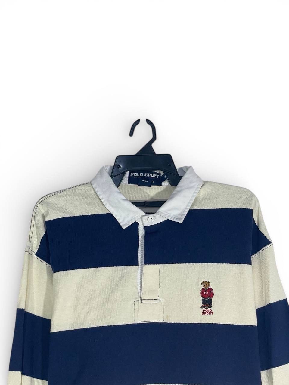 Polo Ralph Lauren Vintage 90s polo sport bear rugby shirt size XL Size US XL / EU 56 / 4 - 2 Thumbnail