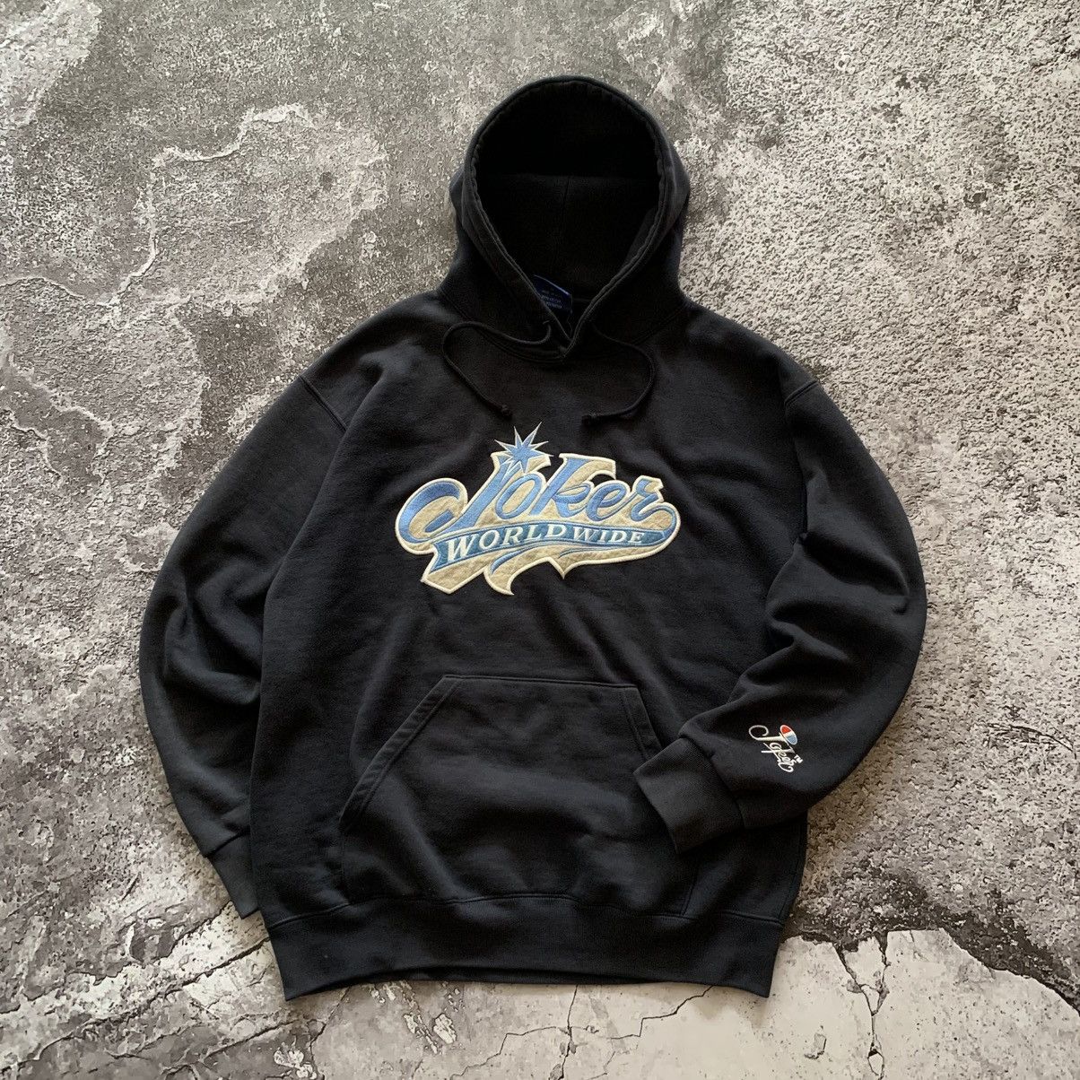 Japanese Brand Joker Brand Worldwide Embroidery Hoodie Size US XL / EU 56 / 4 - 1 Thumbnail