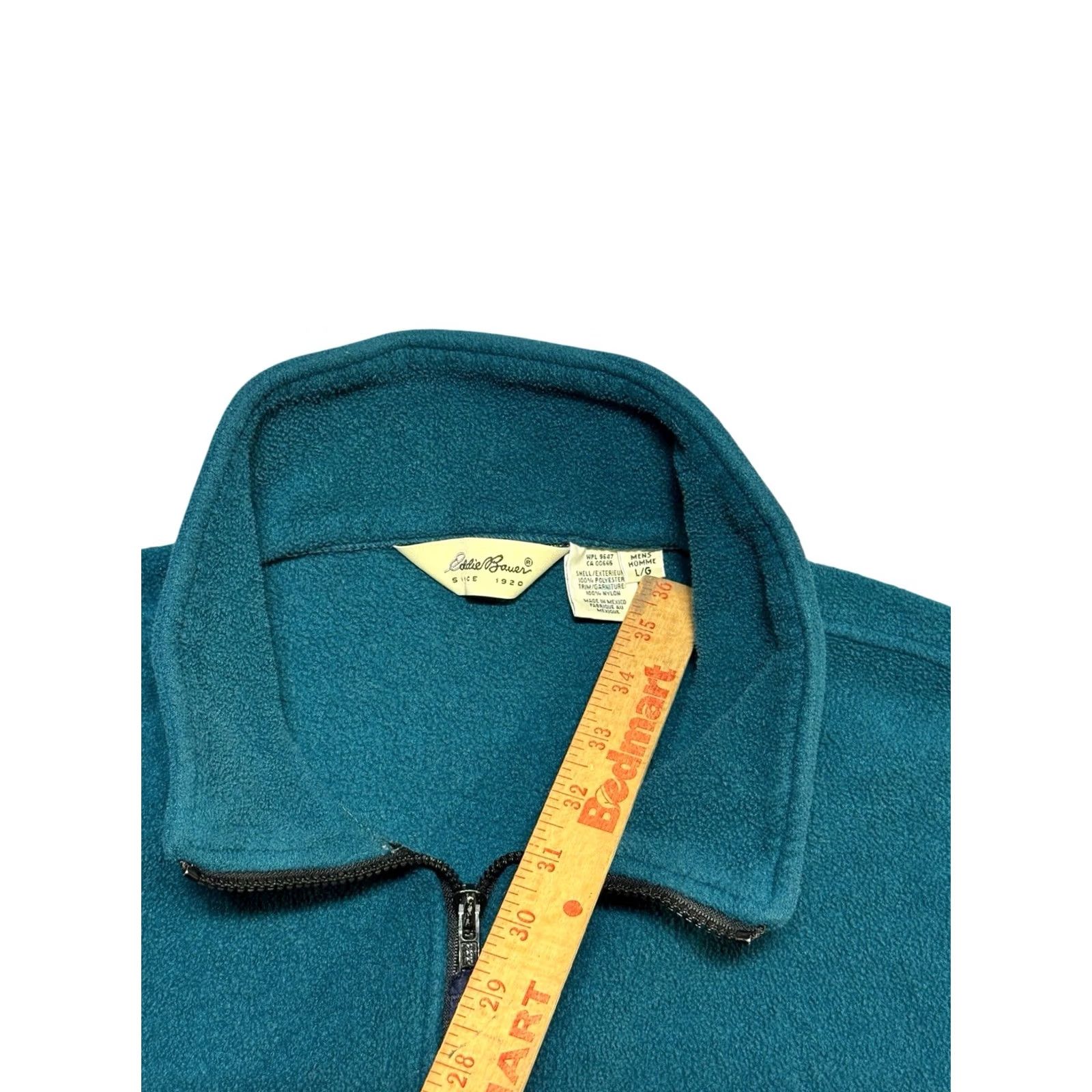 Eddie Bauer VINTAGE Eddie Bauer Green Fleece 1/4 Zip Pullover Sweatshirt Long Sleeve Sz L Size US L / EU 52-54 / 3 - 3 Thumbnail