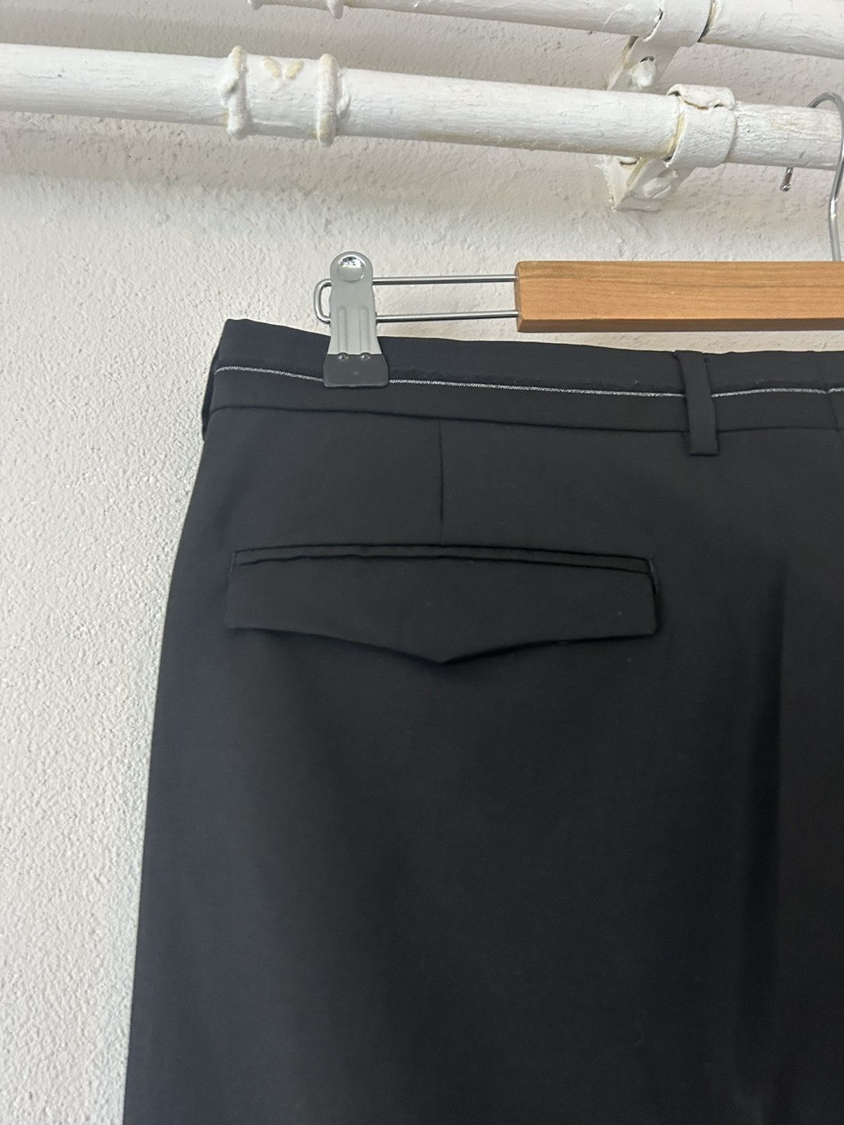 Dior Dior Black Wool Trousers, Size 52, 100% Virgin Wool Size US 36 / EU 52 - 9 Thumbnail