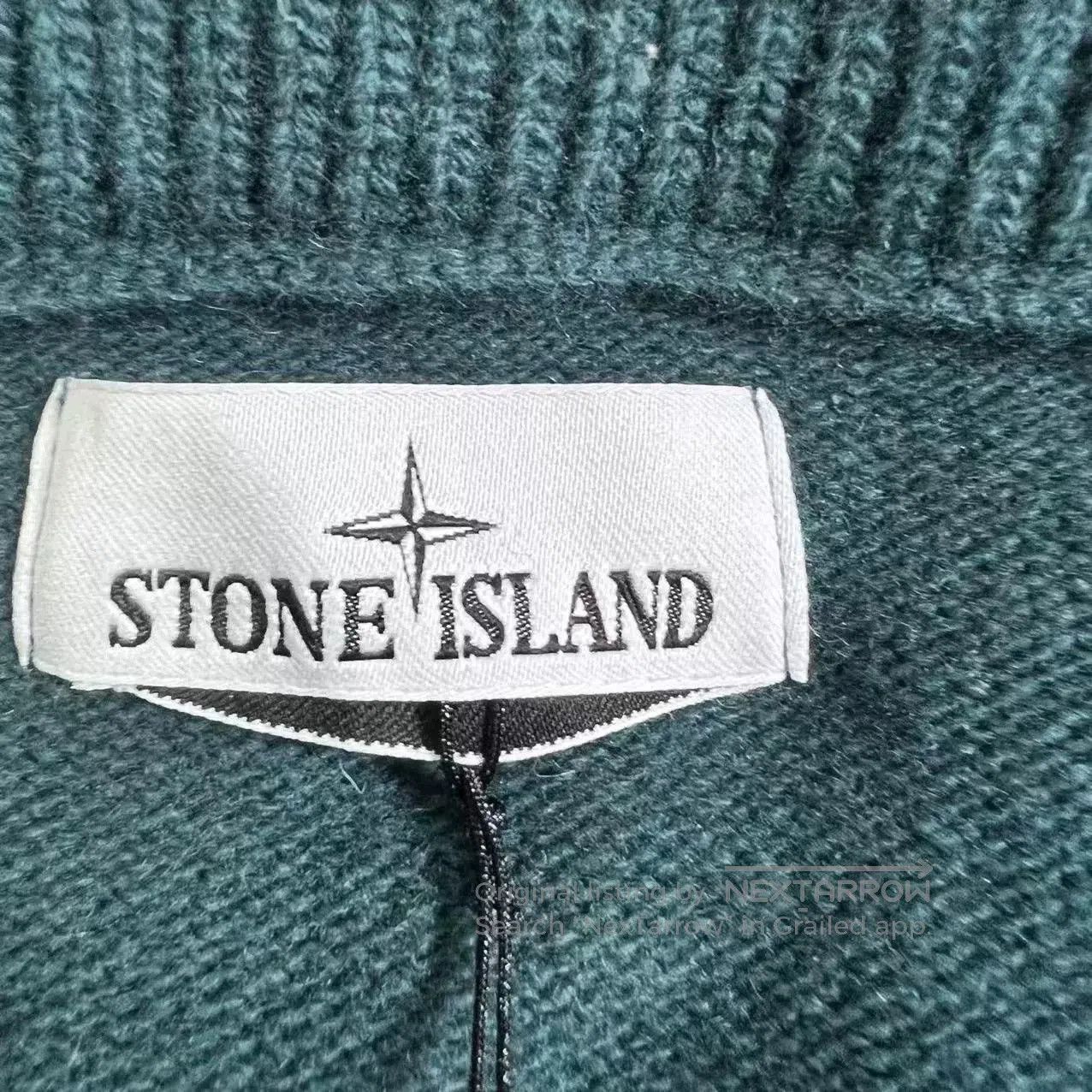 Stone Island Stone Island Half-Zip Wool Knit Sweater. Size US XL / EU 56 / 4 - 3 Thumbnail