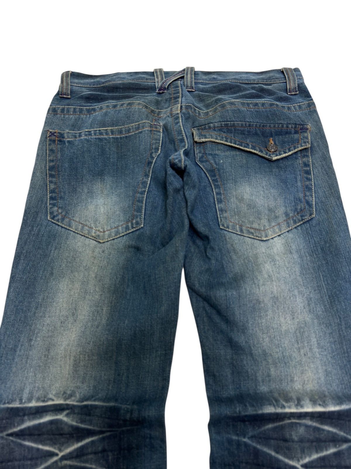 Hysteric Glamour FLARE ROOT THREE CLAW MARK DISTRESSED DOUBLE POCKET DENIM Size US 32 / EU 48 - 8 Thumbnail