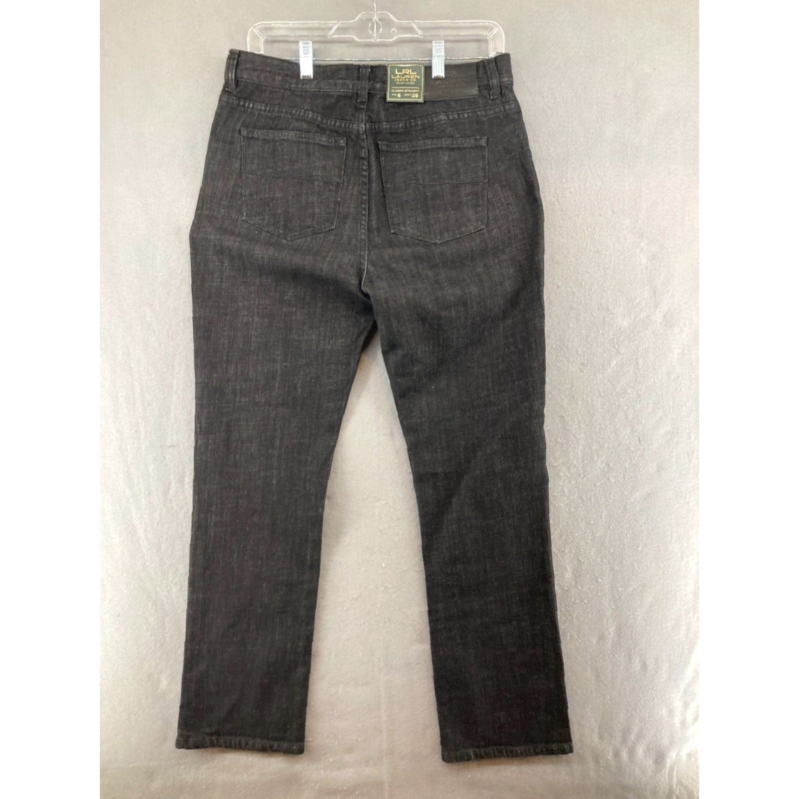 Ralph Lauren Lauren Ralph Lauren Jeans Womens 6 Black NWT Classic Straight Stretch Size 28" / US 6 / IT 42 - 7 Thumbnail