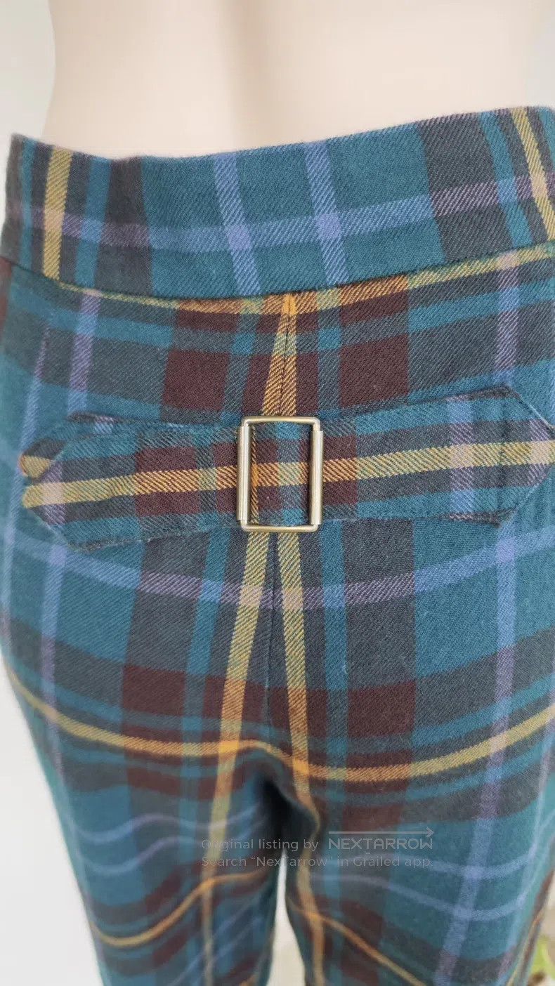 Other Vivienne Westwood size 2 Blue and Green Plaid Pants Size 23" - 9 Thumbnail