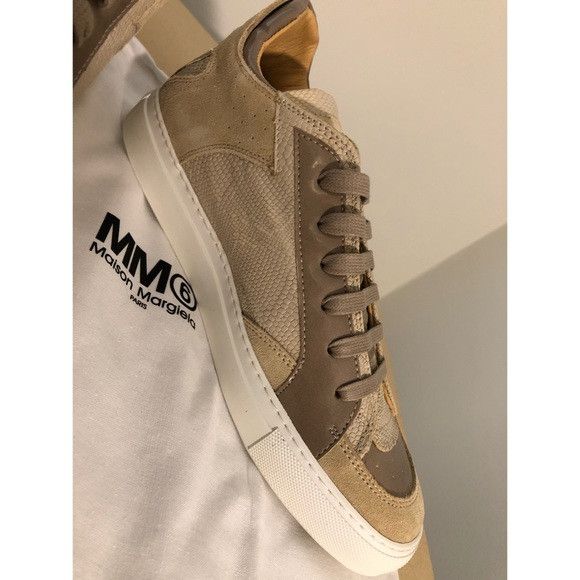 MM6 Unisex MM6 Maison Margiela embossed lowtop sneaker Size US 8 / EU 41 - 8 Thumbnail