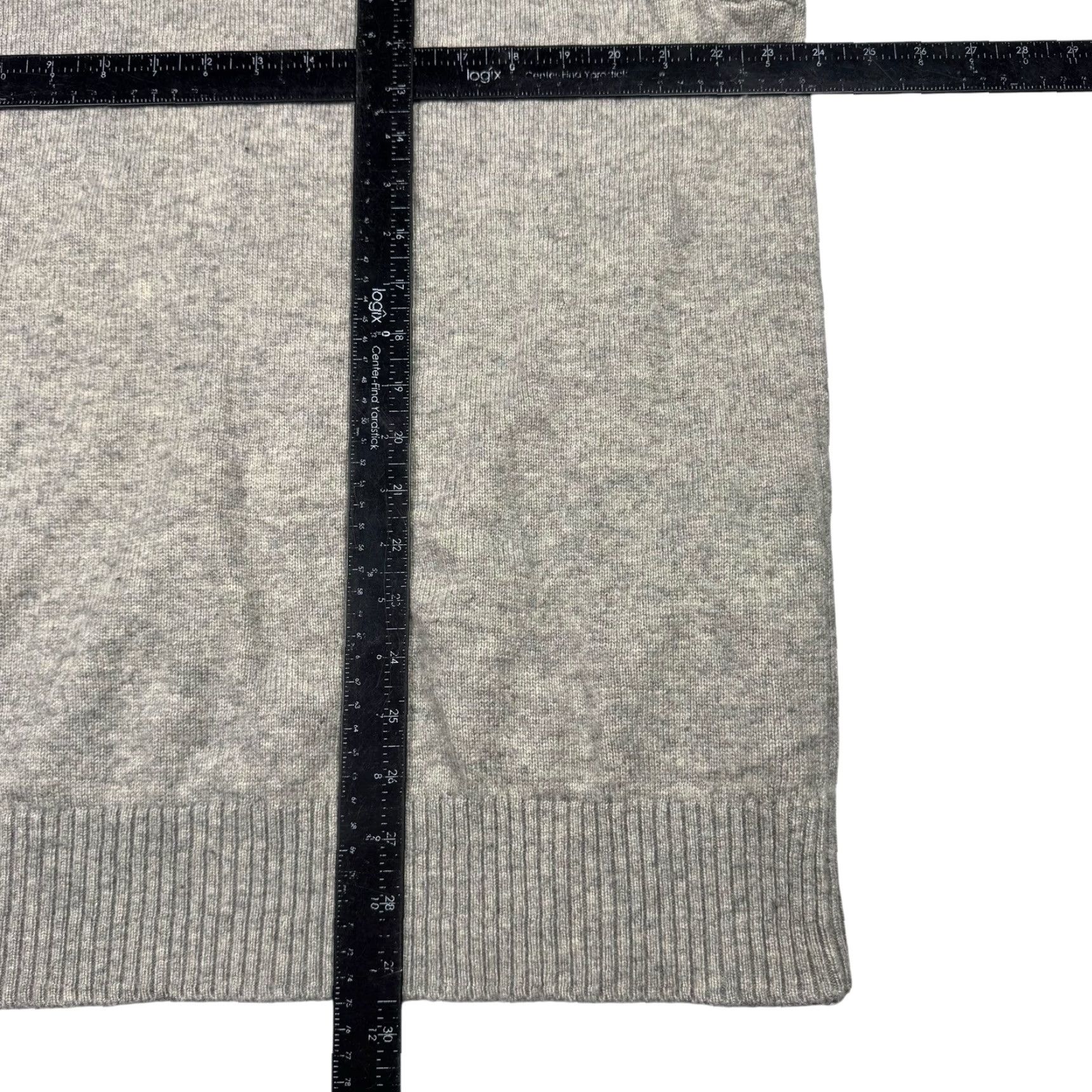J.Crew VINTAGE J.CREW Mercantile Lambs Wool Sweater Men's XL Preppy Crewneck Pullover Heather Gray Wool Blend Knit Pullover Mens Sweater Size XL / US 12-14 / IT 48-50 - 6 Thumbnail